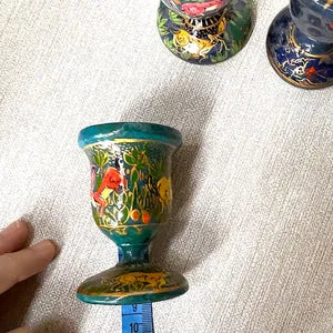 Candleholders: Kashmiri Papier-Mâché, 5