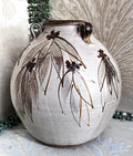 Master Potter: Chris Patton - Bulbous 3 Handled Studio Pottery Vase