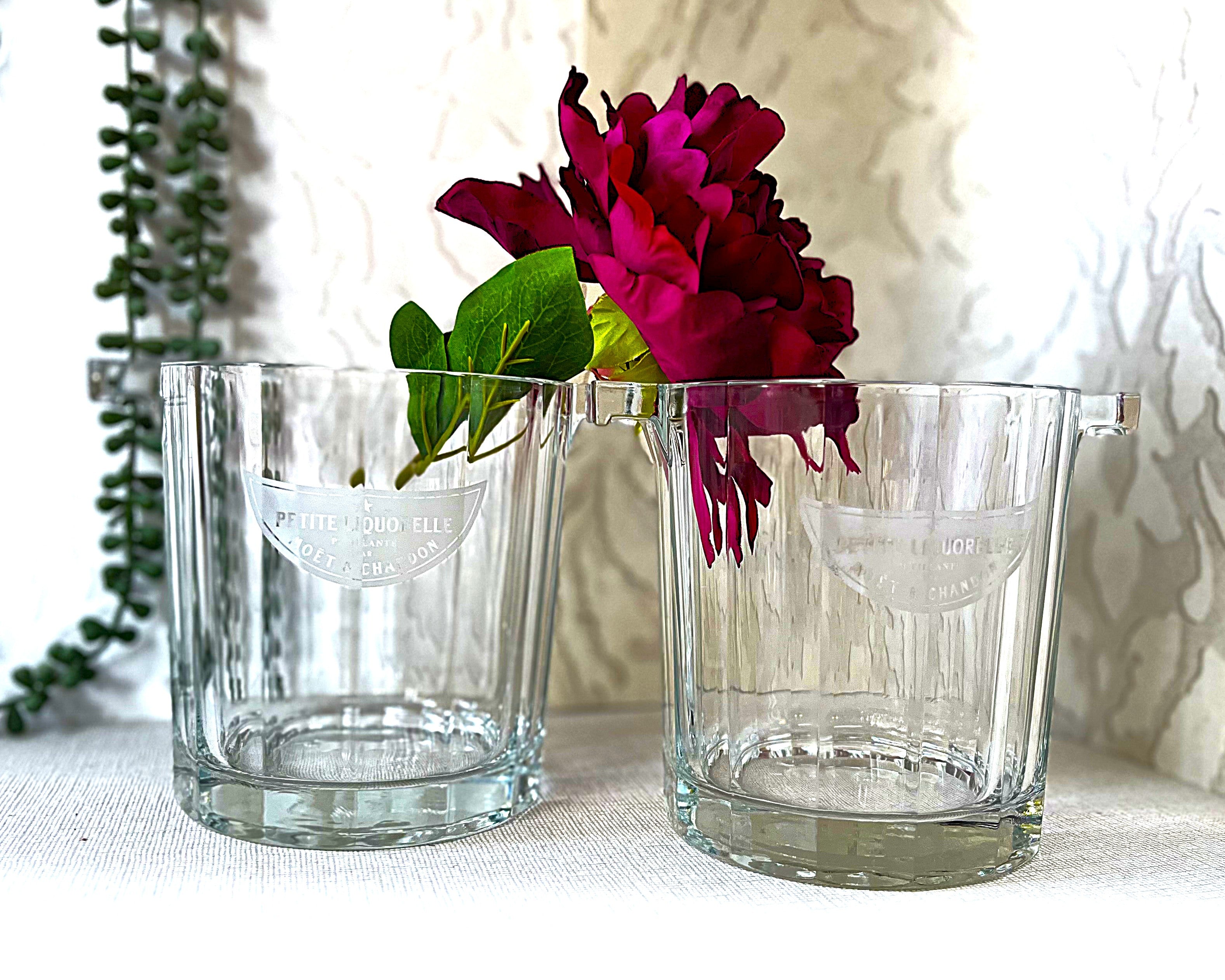 Ice Bucket: Petite Liquorelle Crystal Ice Buckets, 2