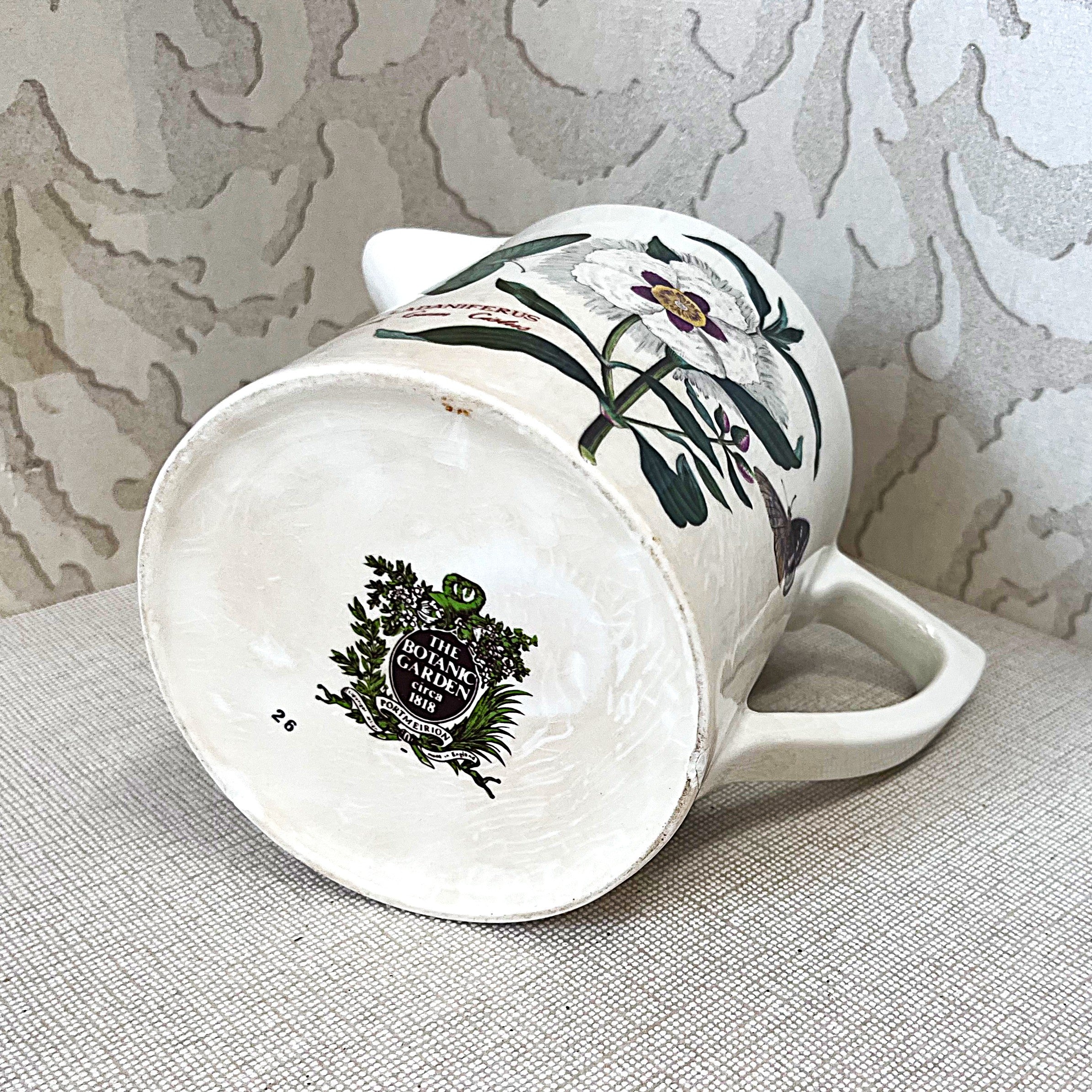 Tableware: Portmeirion The Botanic Garden, Cistus Ladaniferus, Citrus Citron, Pitcher