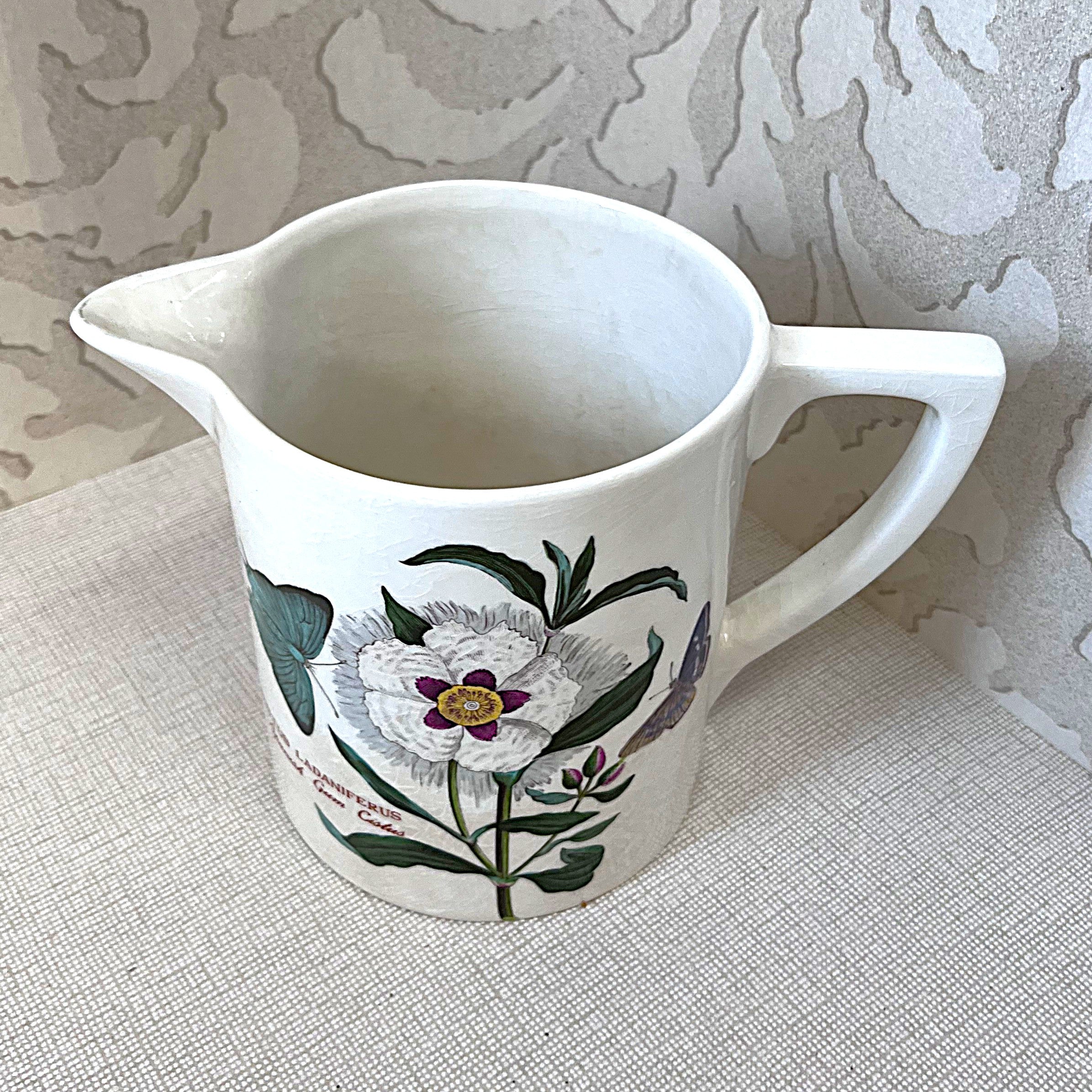 Tableware: Portmeirion The Botanic Garden, Cistus Ladaniferus, Citrus Citron, Pitcher