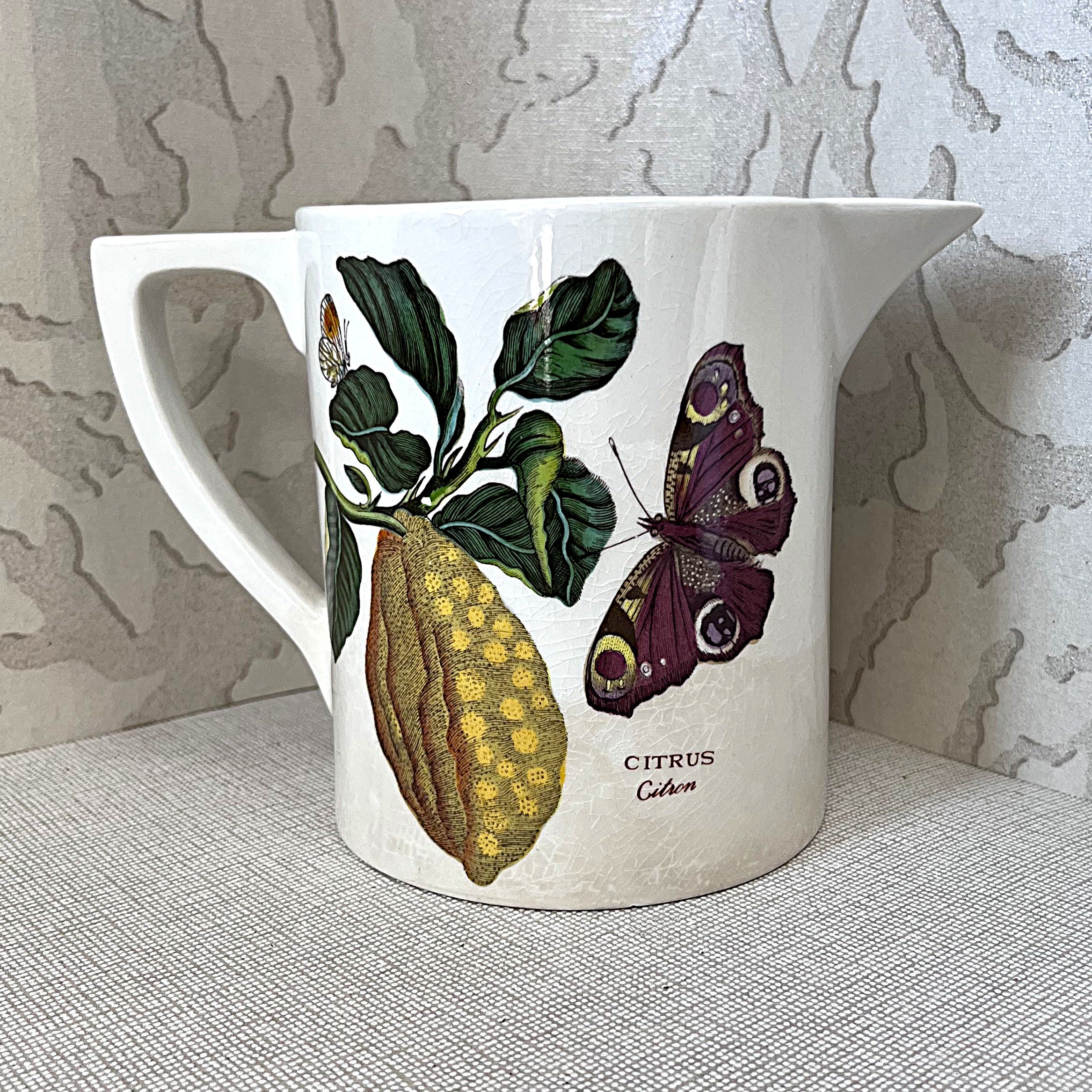 Tableware: Portmeirion The Botanic Garden, Cistus Ladaniferus, Citrus Citron, Pitcher