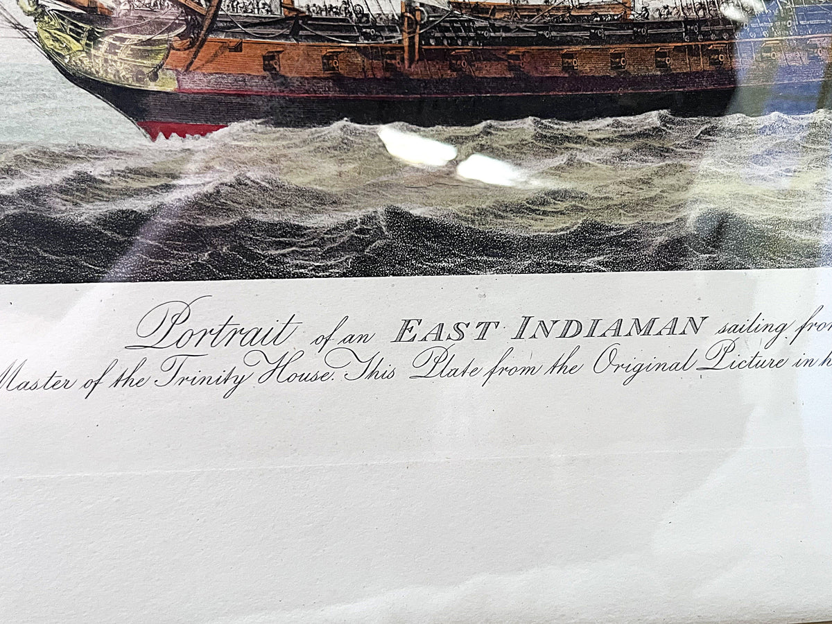 Limited Edition Prints: Antique 1797 Robert Dodd Hand-Coloured Maritime Aquatint Engraving