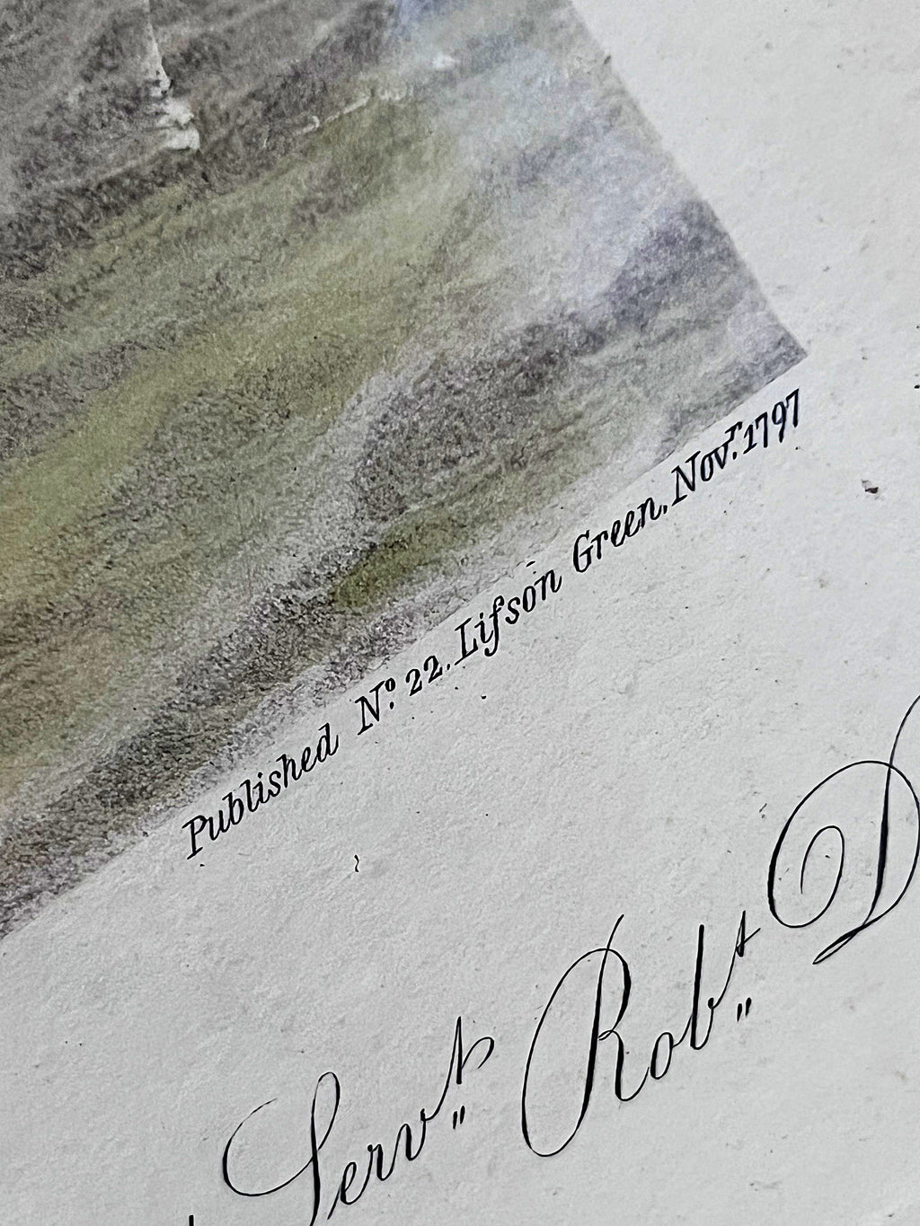 Limited Edition Prints: Antique 1797 Robert Dodd Hand-Coloured Maritime Aquatint Engraving