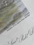 Limited Edition Prints: Antique 1797 Robert Dodd Hand-Coloured Maritime Aquatint Engraving