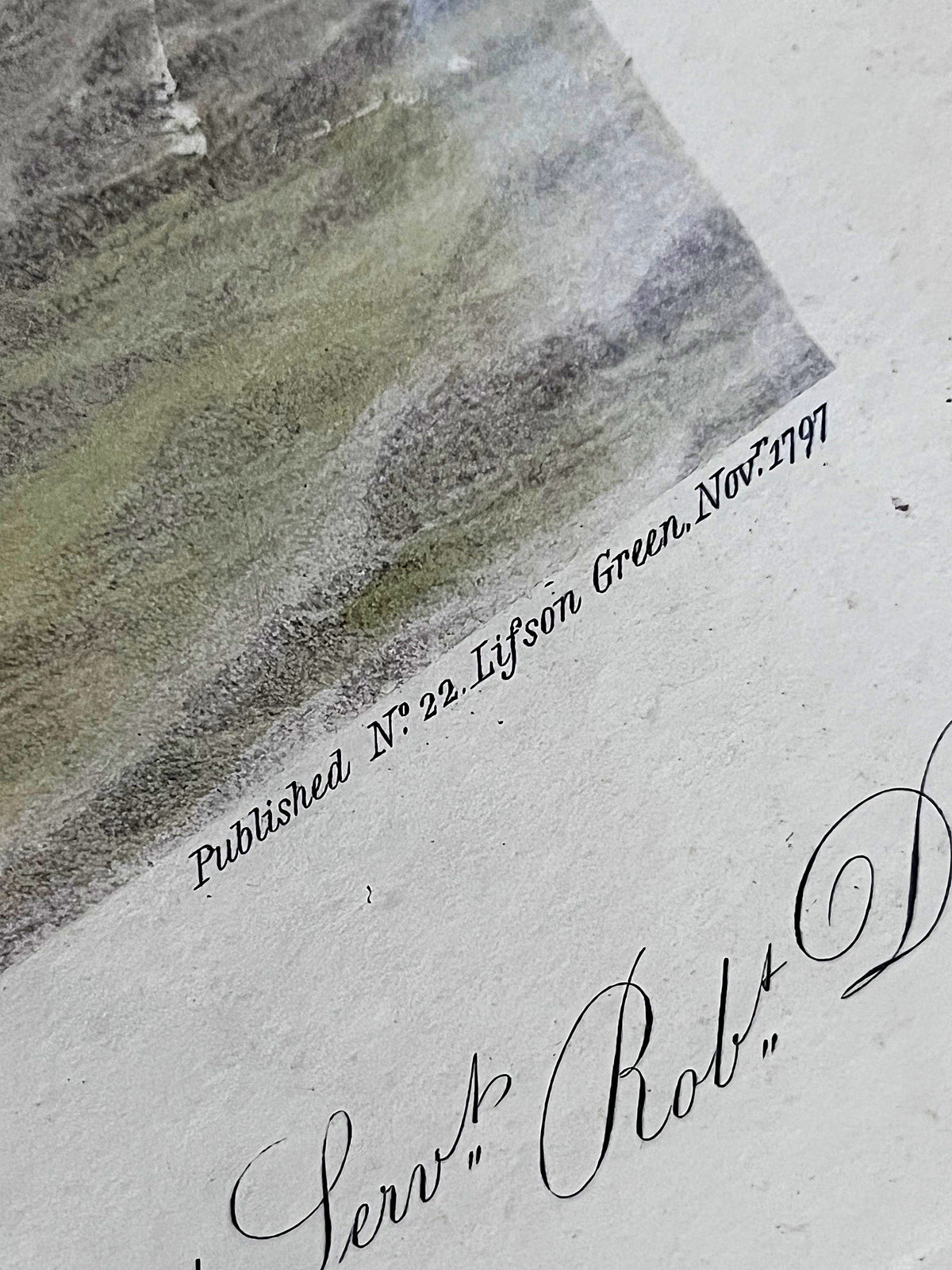 Limited Edition Prints: Antique 1797 Robert Dodd Hand-Coloured Maritime Aquatint Engraving