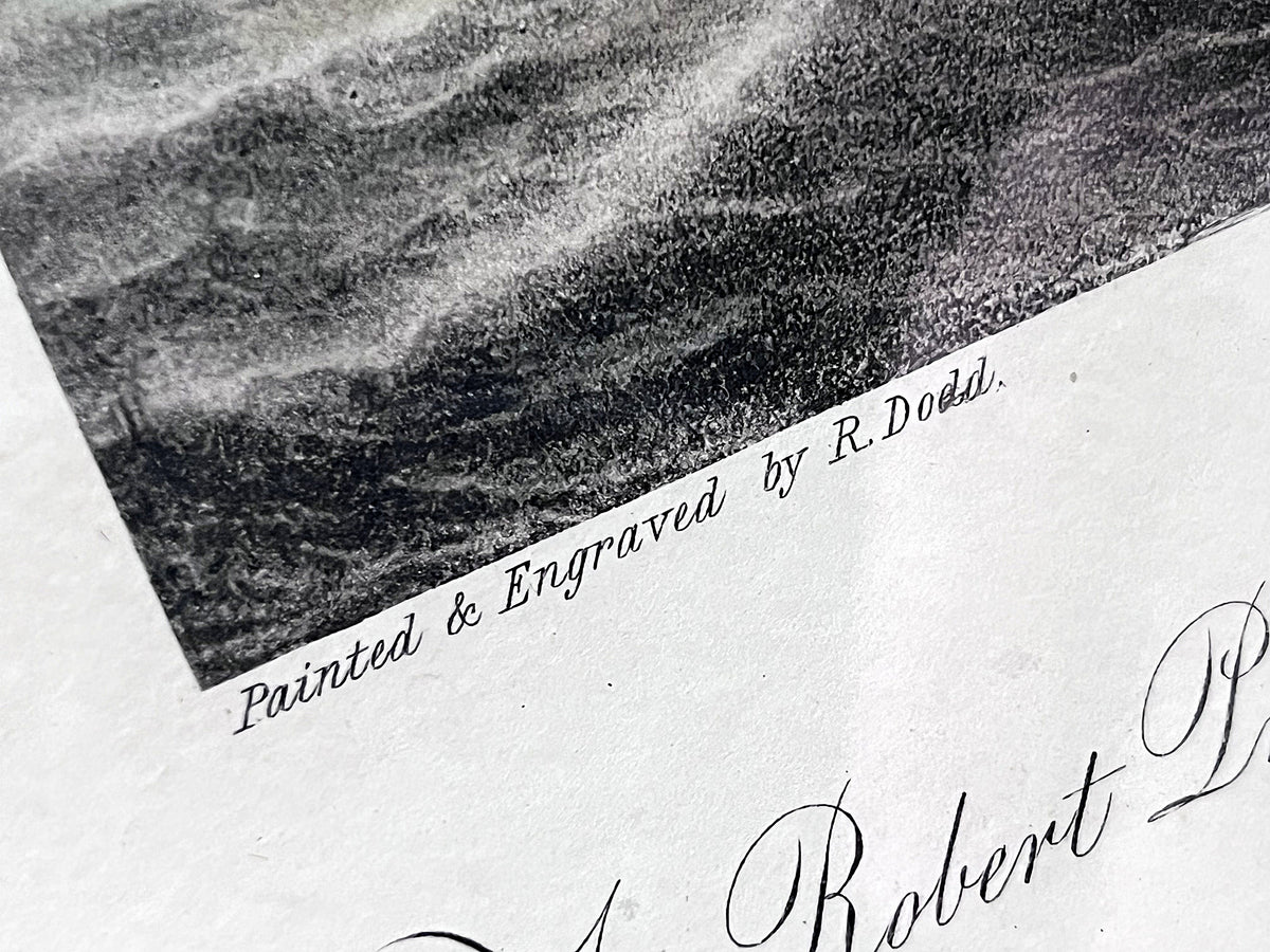 Limited Edition Prints: Antique 1797 Robert Dodd Hand-Coloured Maritime Aquatint Engraving