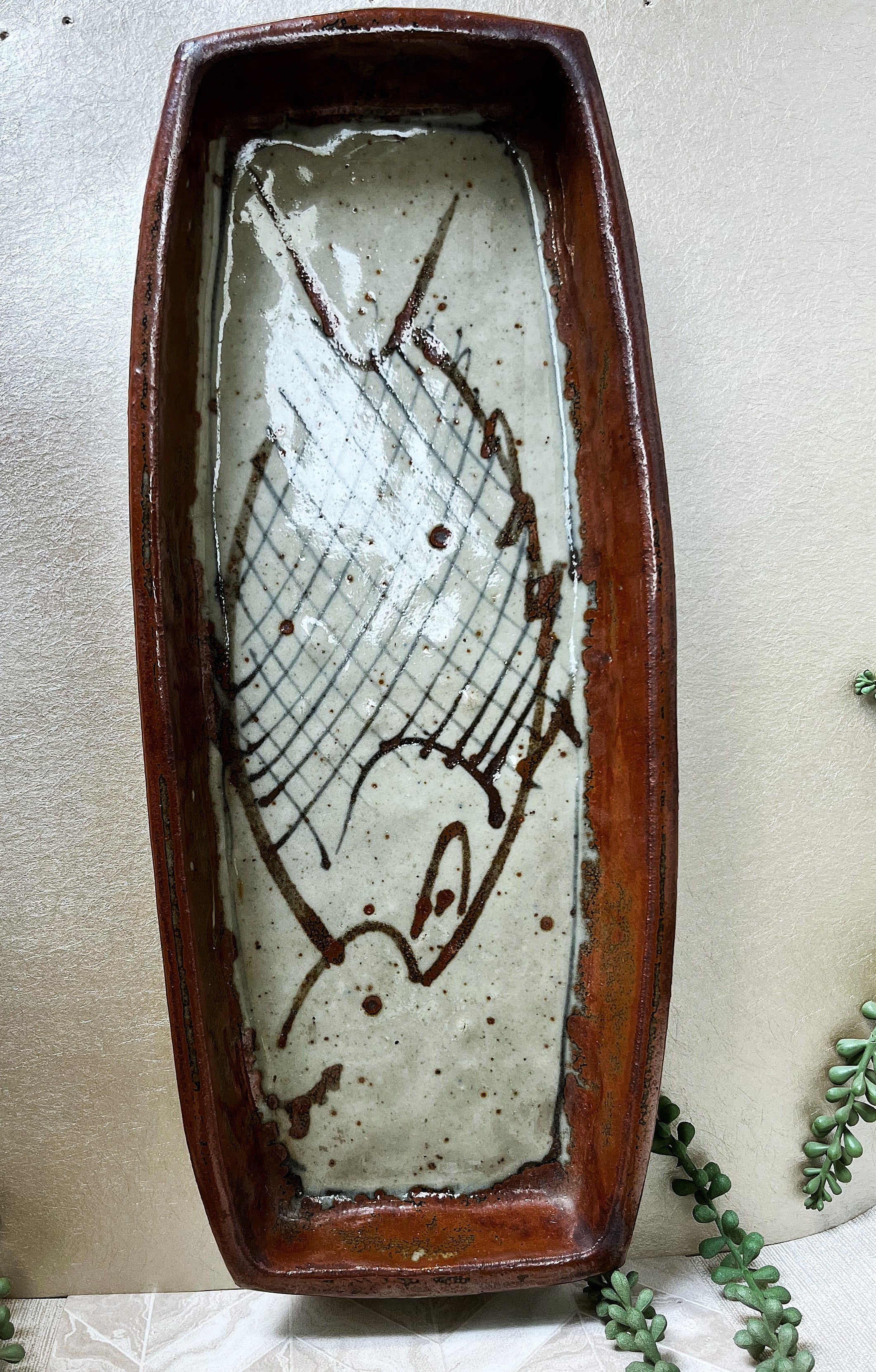 Studio Pottery: Fish Serving Tray