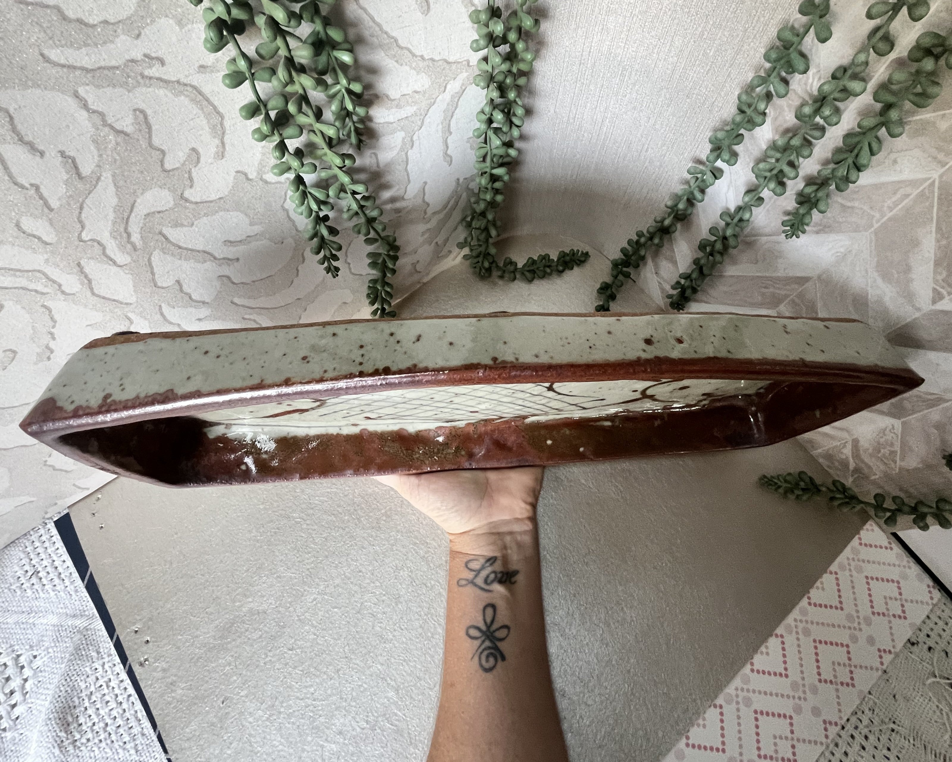 Studio Pottery: Fish Serving Tray