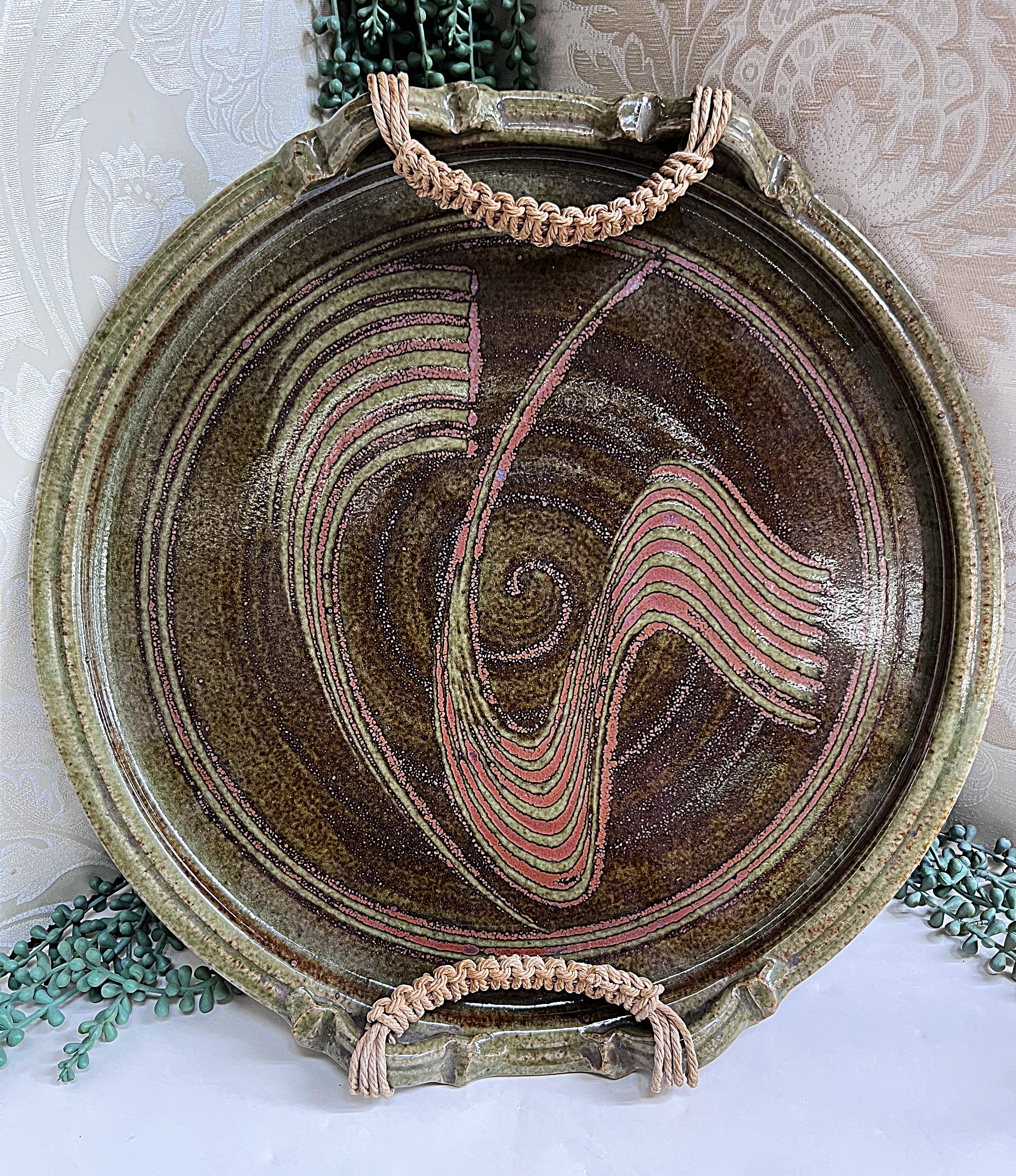 Master Potter: Neville Burde - Large Round Serving Tray