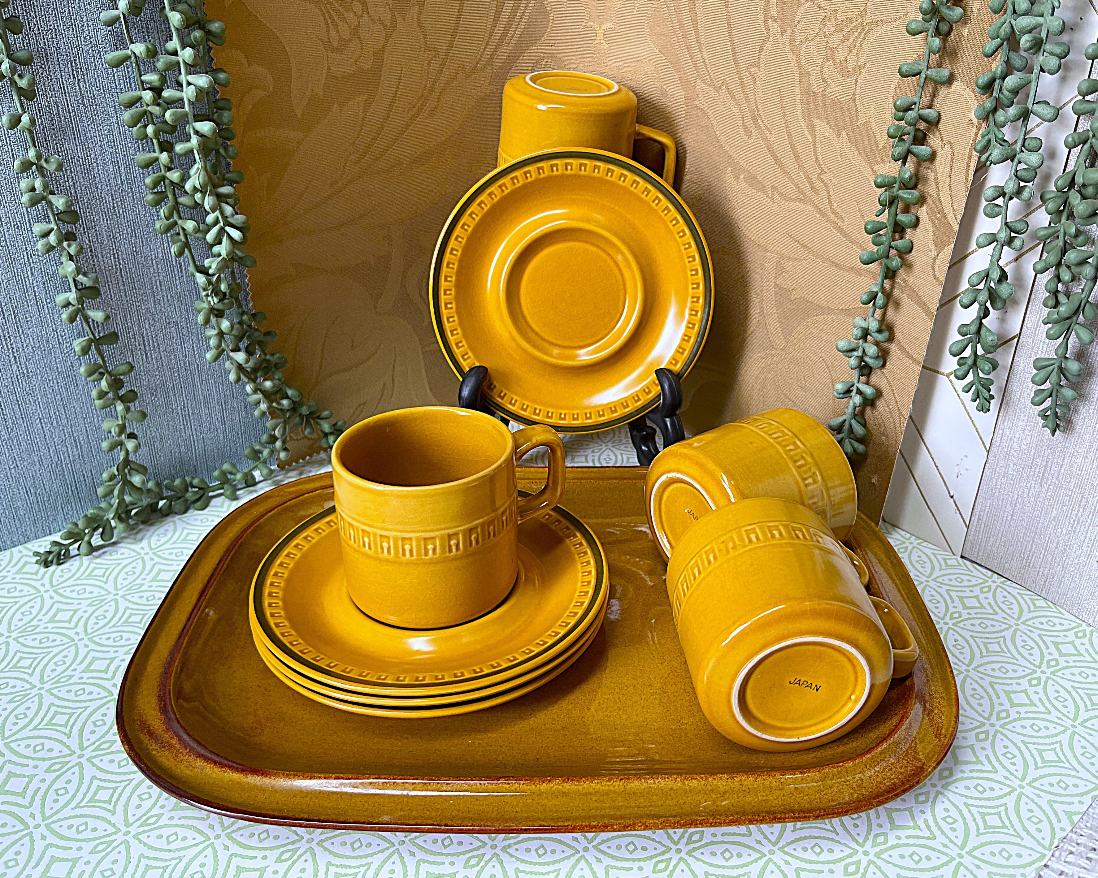 Coffee Cups: Stonecraft Pueblo Coffee Set, 9