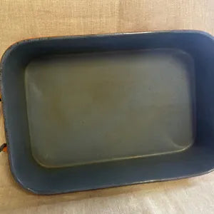 Cast Iron: Descoware FE 36 Enamelled Cast Iron Roasting Pan