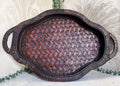 Trays: Japanese Rantai Shikki Bamboo Urushi Lacquer Tray