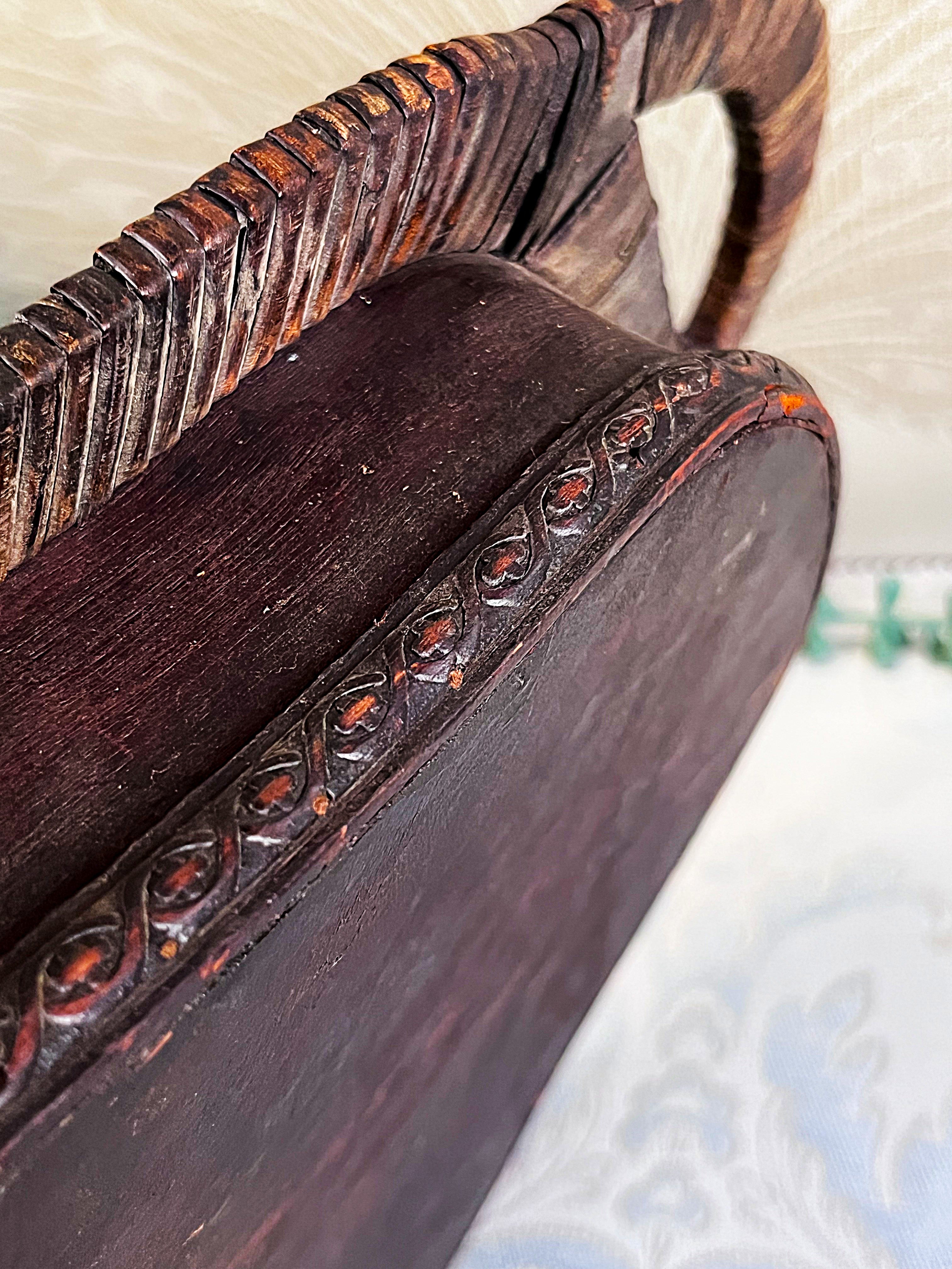Trays: Japanese Rantai Shikki Bamboo Urushi Lacquer Tray