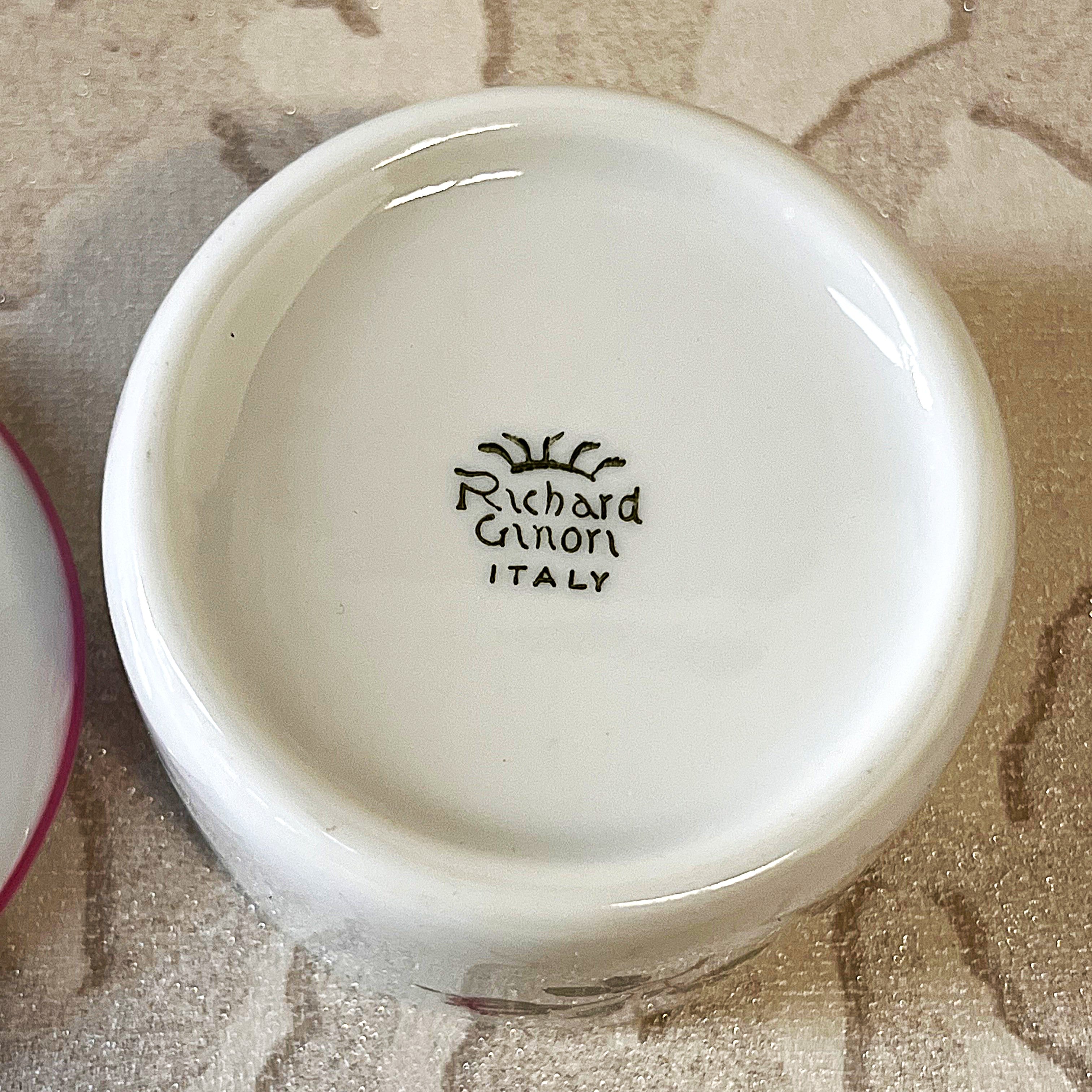 Trinkets: Richard Ginori Trinket Box Pink Rose Design
