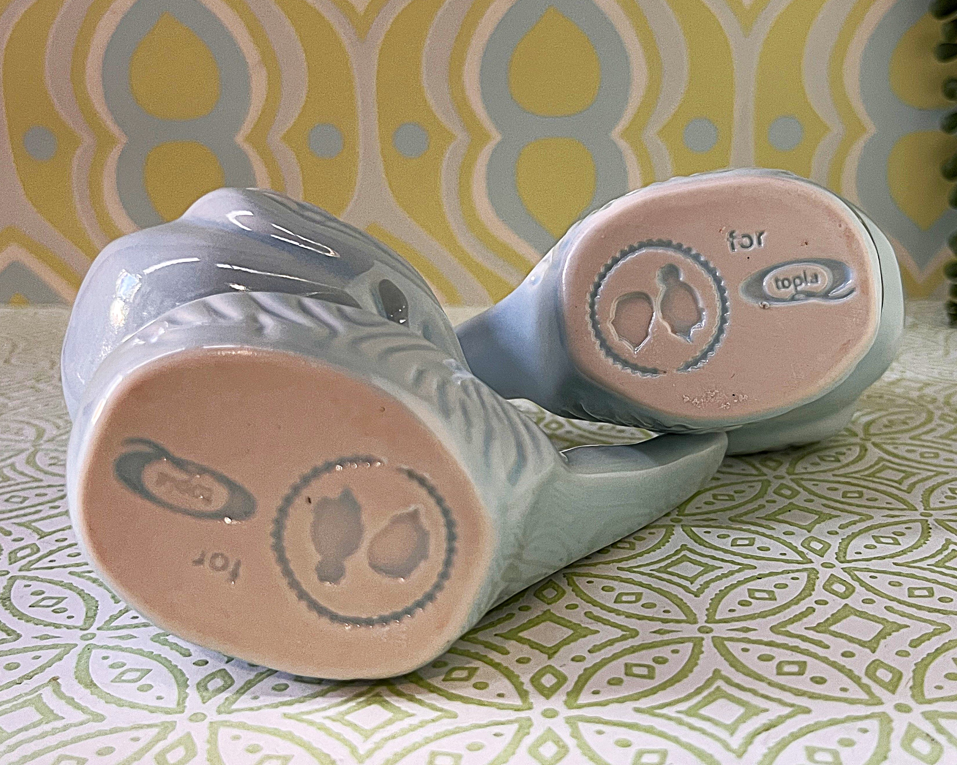 Bud Vases: Q-topia "Singing Bird" Bud Vase, Pair