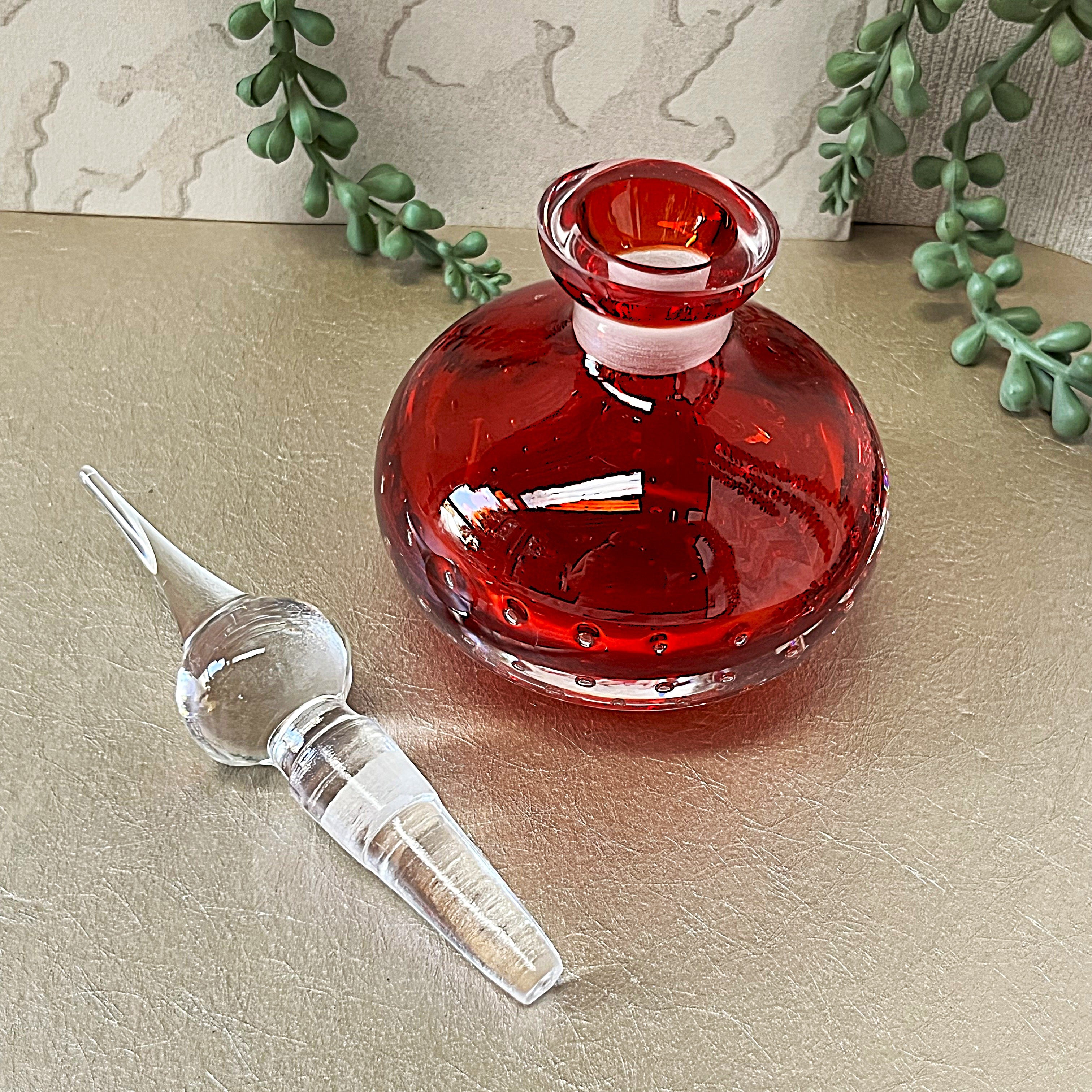 Perfume Bottle: Bischoff Glass Perfume Bottle