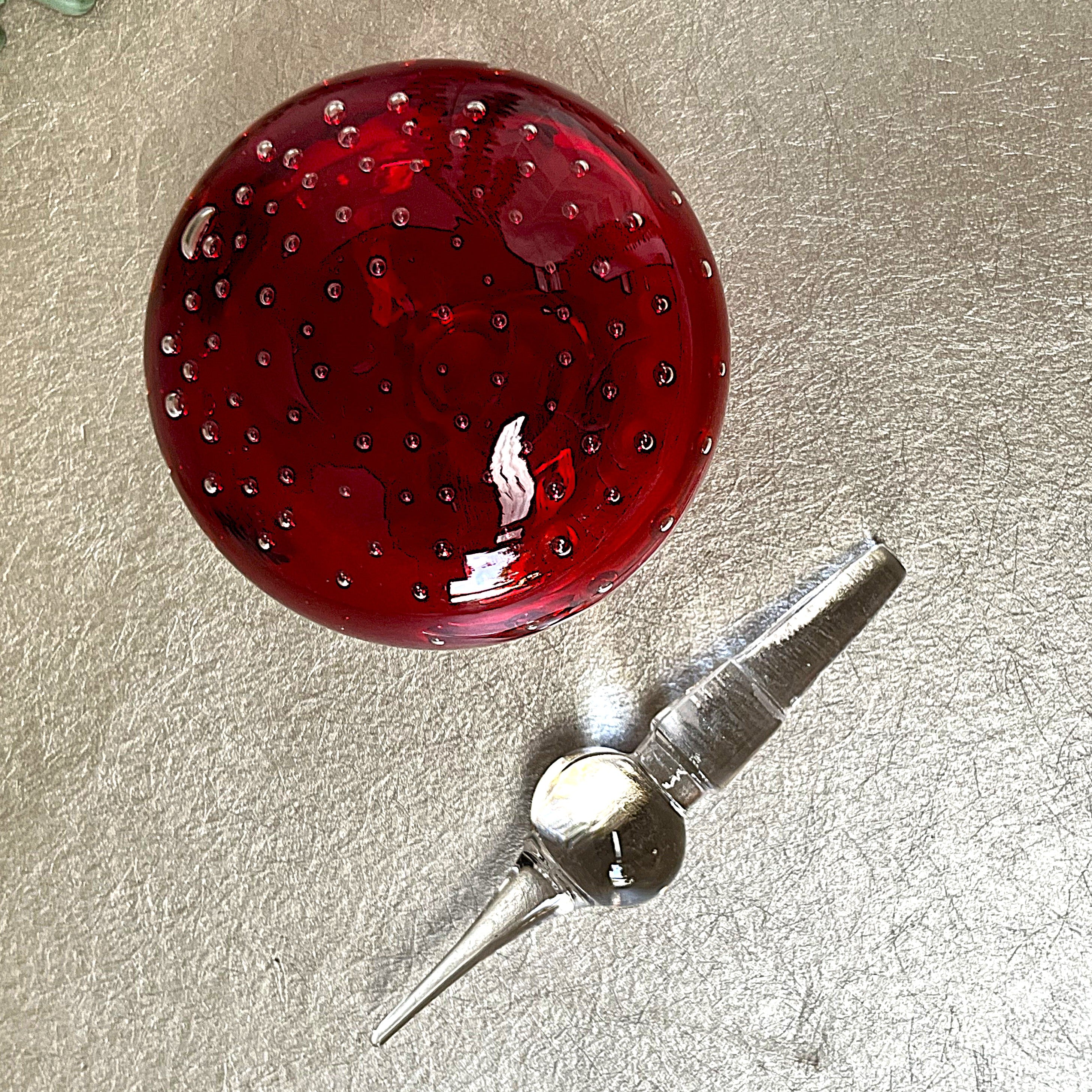 Perfume Bottle: Bischoff Glass Perfume Bottle