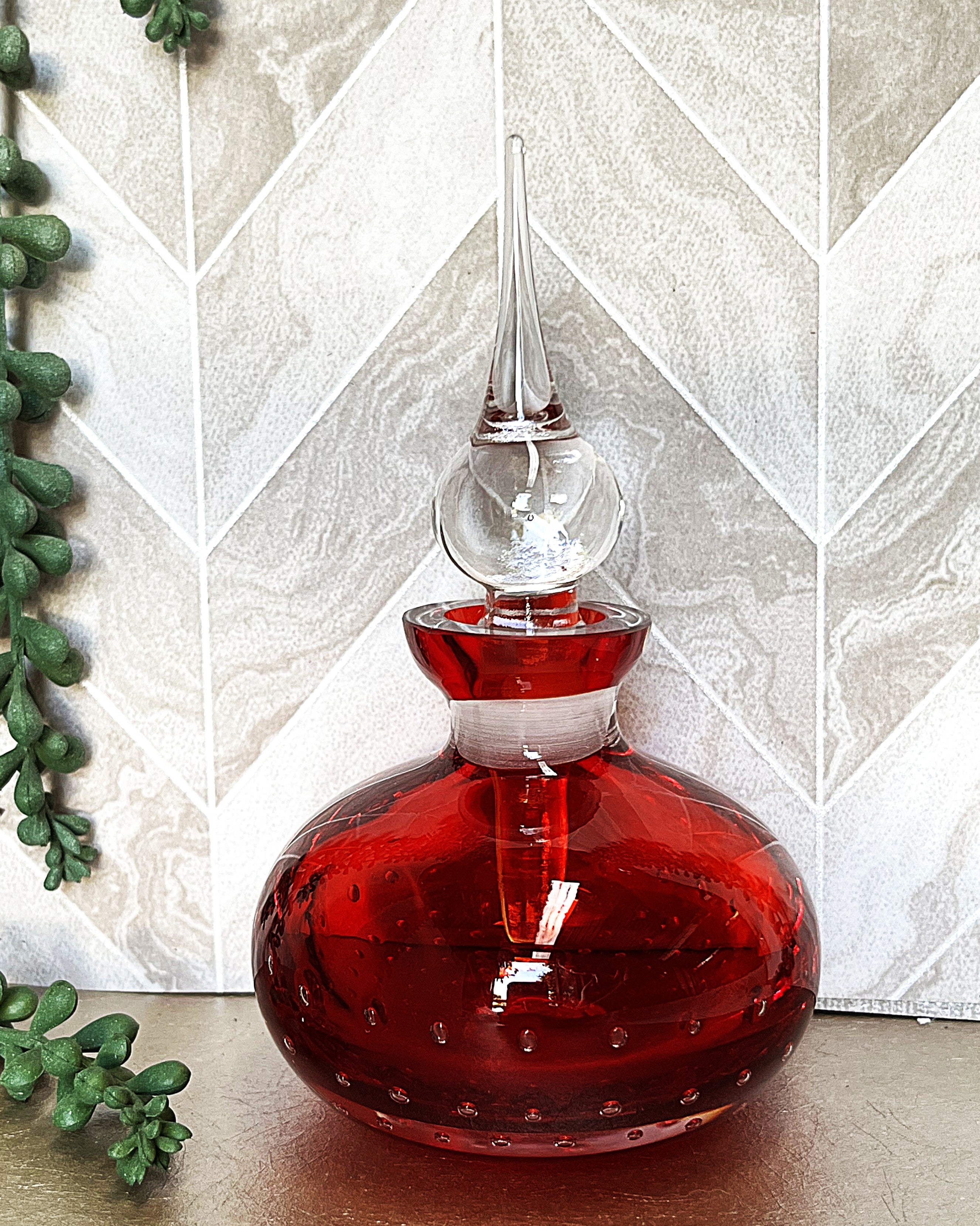 Perfume Bottle: Bischoff Glass Perfume Bottle