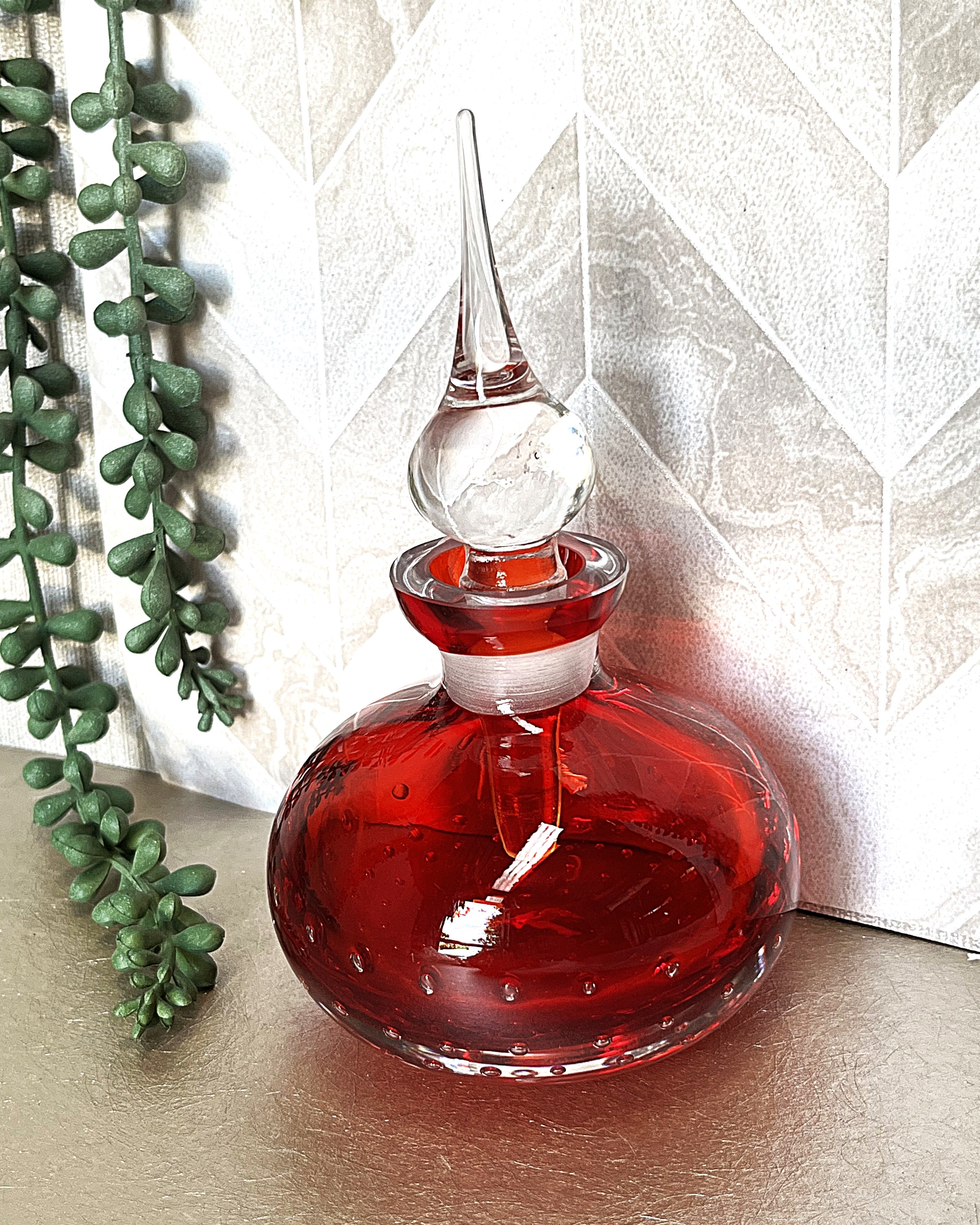 Perfume Bottle: Bischoff Glass Perfume Bottle