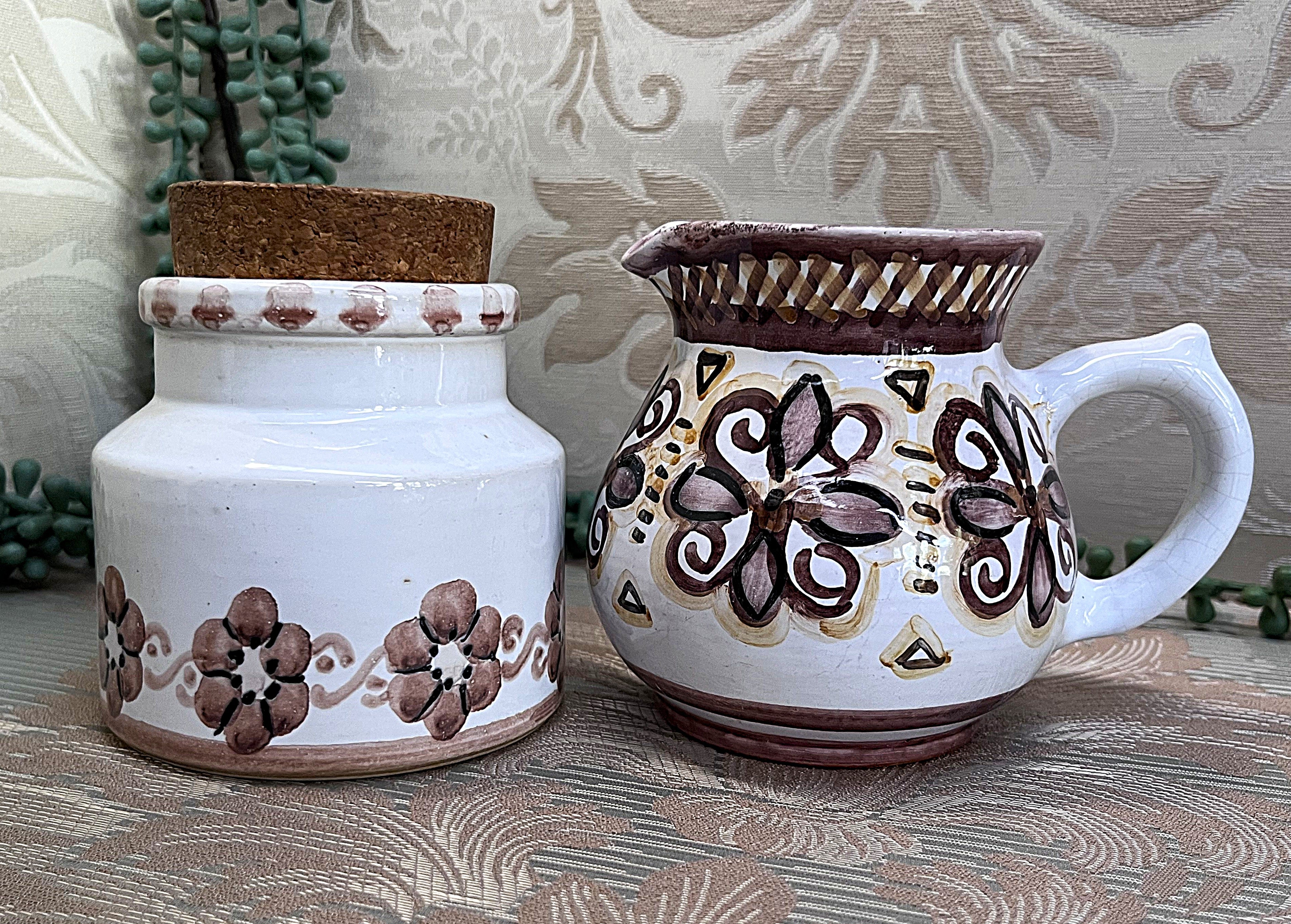 TOJ "The Old Jar": Studio Pottery Stoneware Set, 4