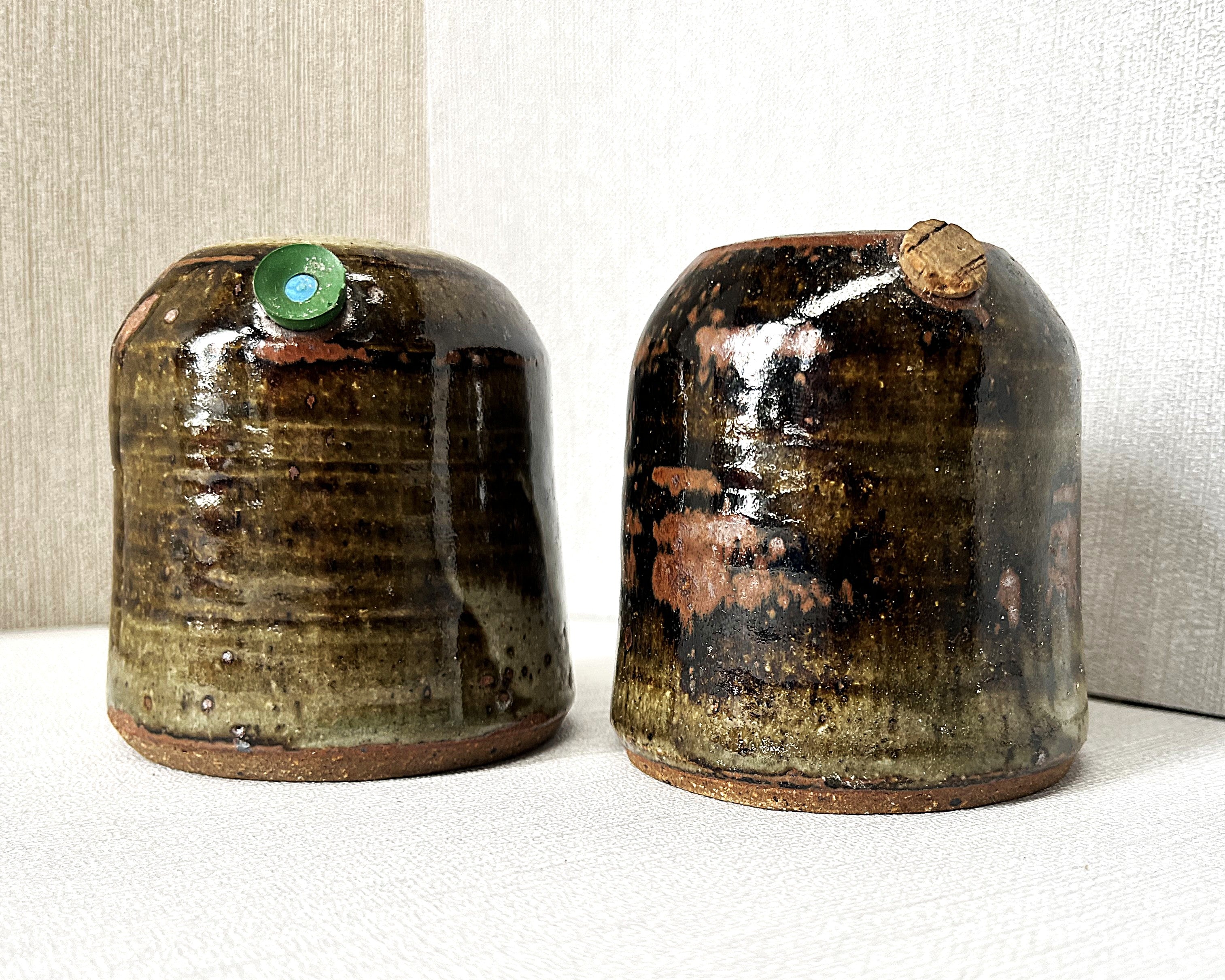 Studio Pottery: Handcrafted Studio Pottery Salt & Pepper Shakers