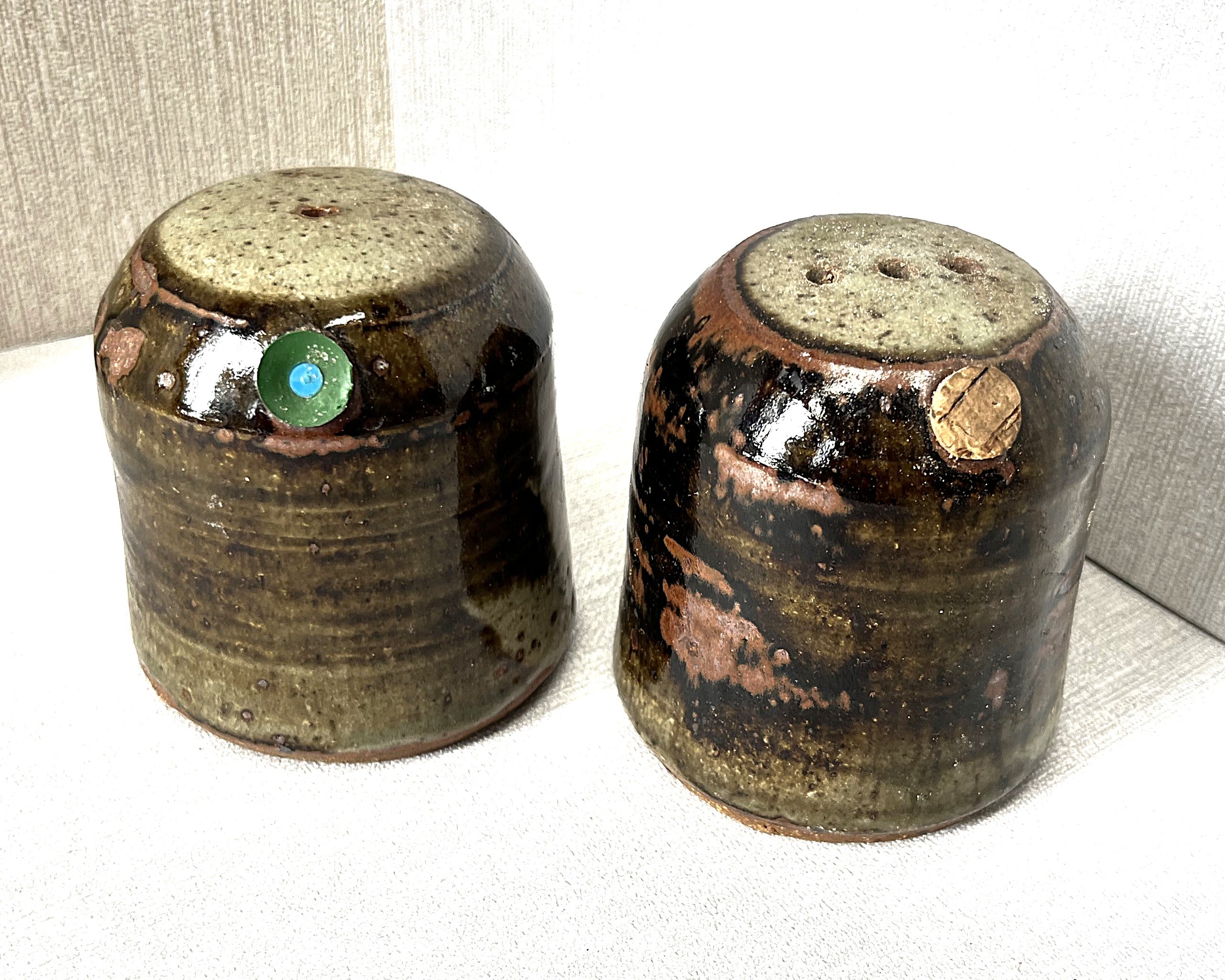 Studio Pottery: Handcrafted Studio Pottery Salt & Pepper Shakers