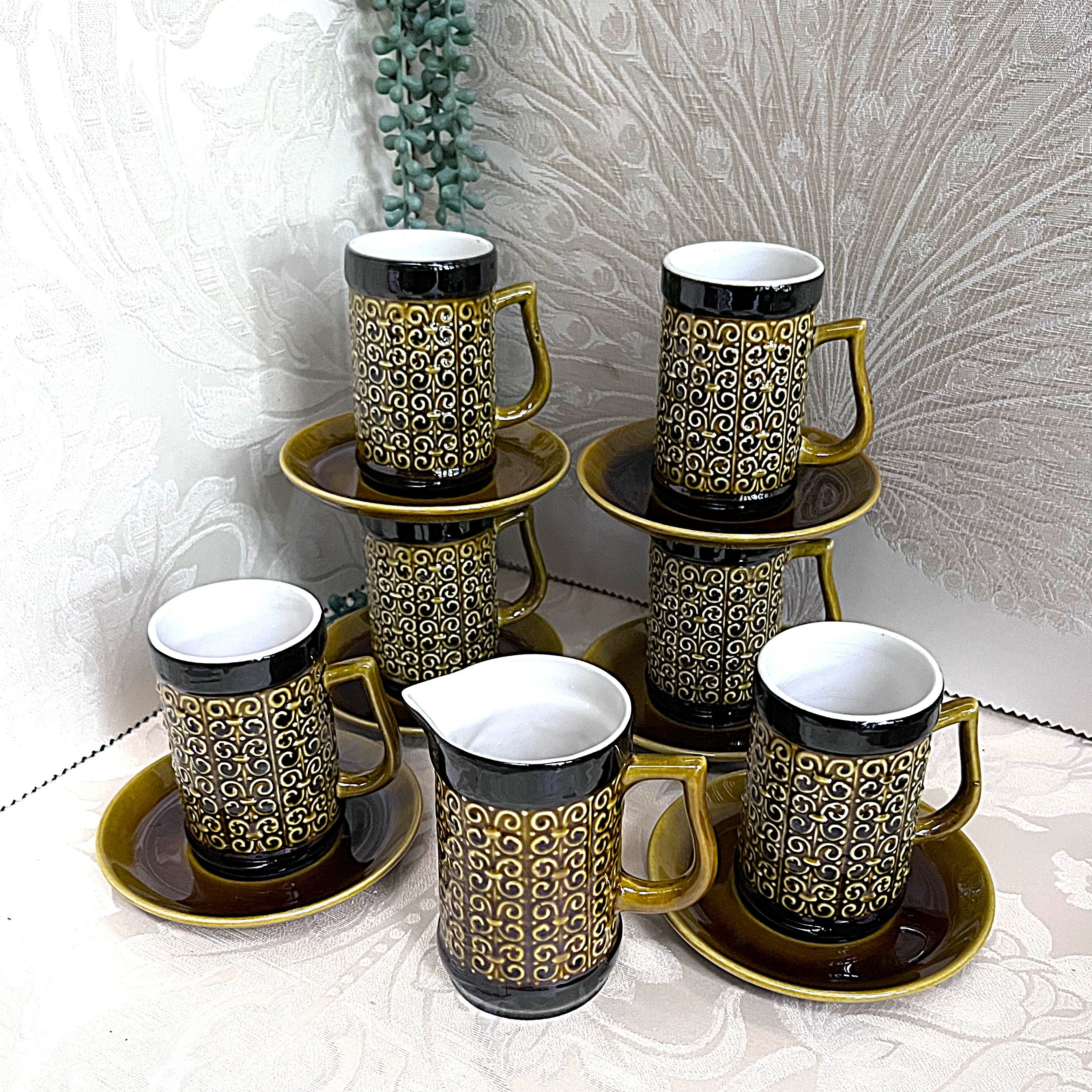 Coffee Service: Secla Mid Century Portugal, 13