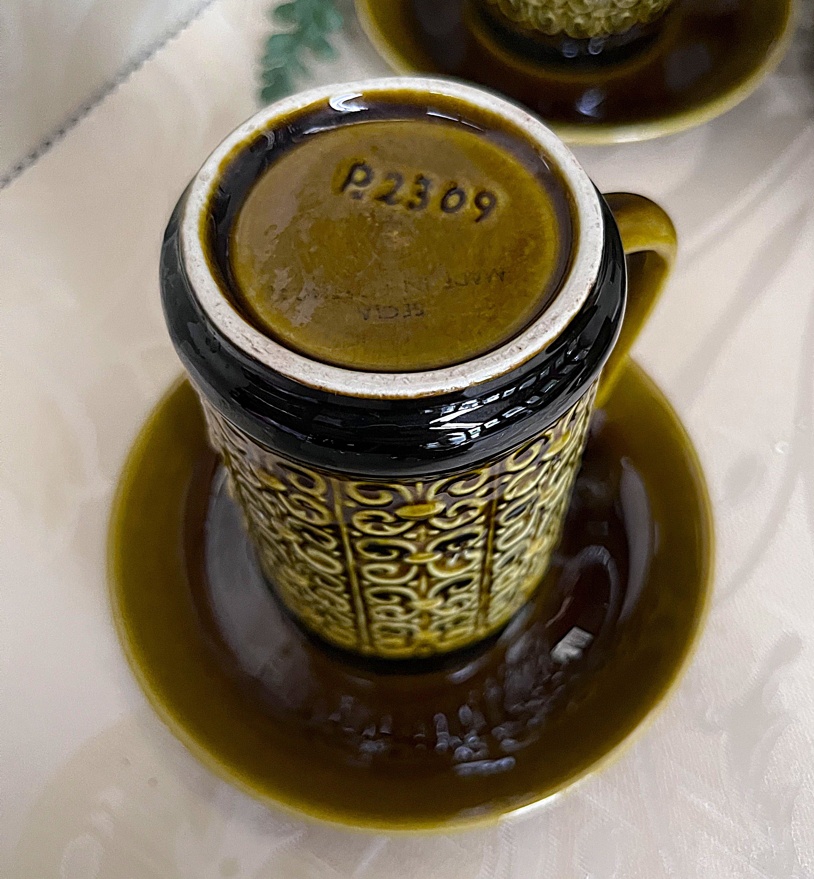 Coffee Service: Secla Mid Century Portugal, 13