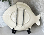 Decorative Plates: Shorter & Son Large Majolica Fish Platter Display Plate