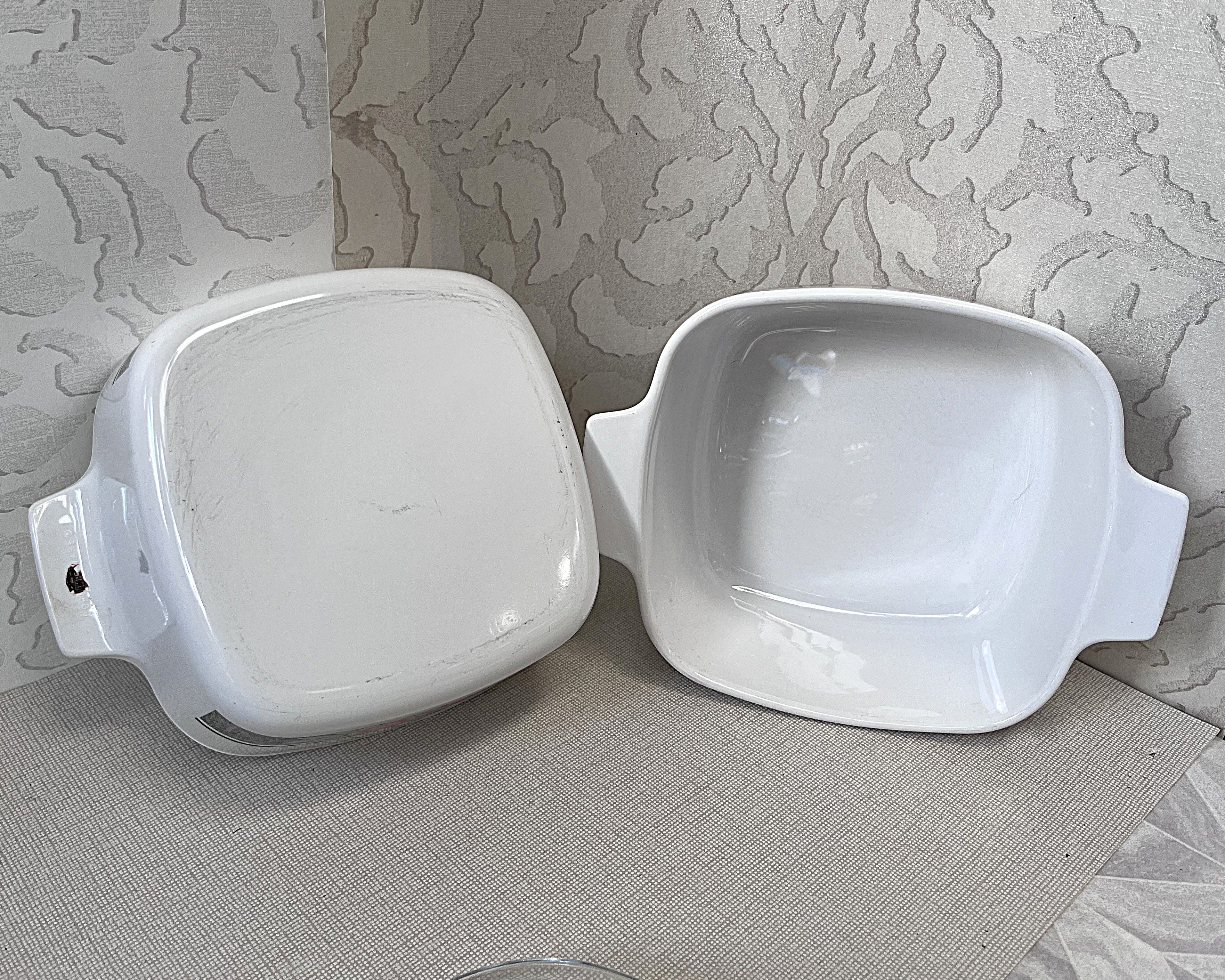 Externally Sourced: Roses & Silk: A-1.5-B Lidded Casserole, Pair