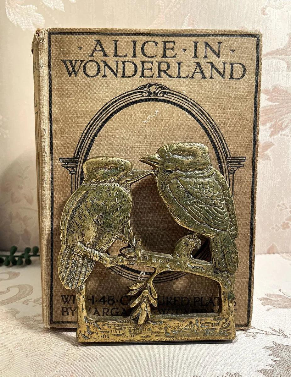 Bookends: King Fisher Brass Bookends