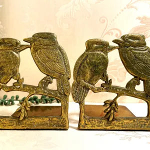 Bookends: King Fisher Brass Bookends
