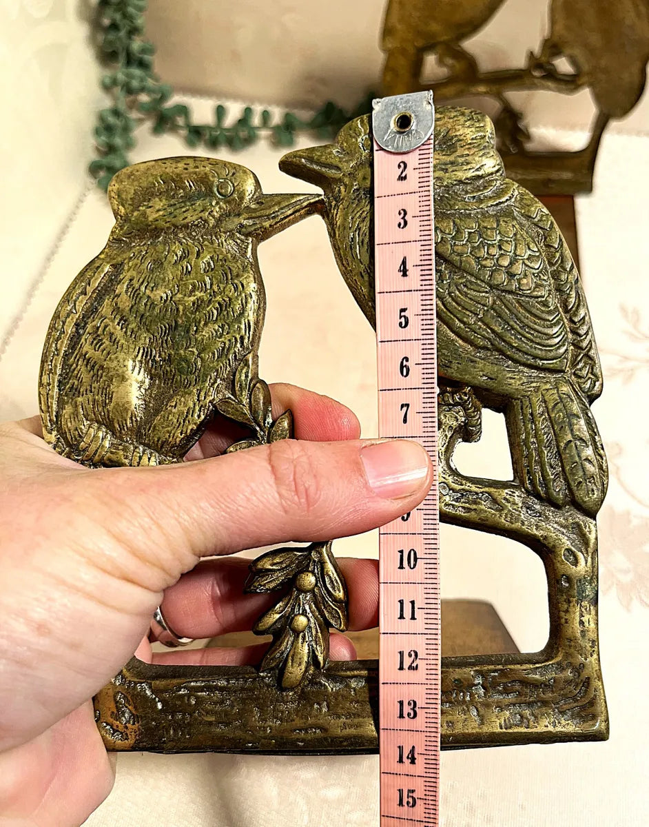 Bookends: King Fisher Brass Bookends