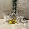 Stemware: Stuart Crystal Water Goblets, 3