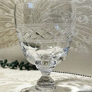 Stemware: Stuart Crystal Water Goblets, 3