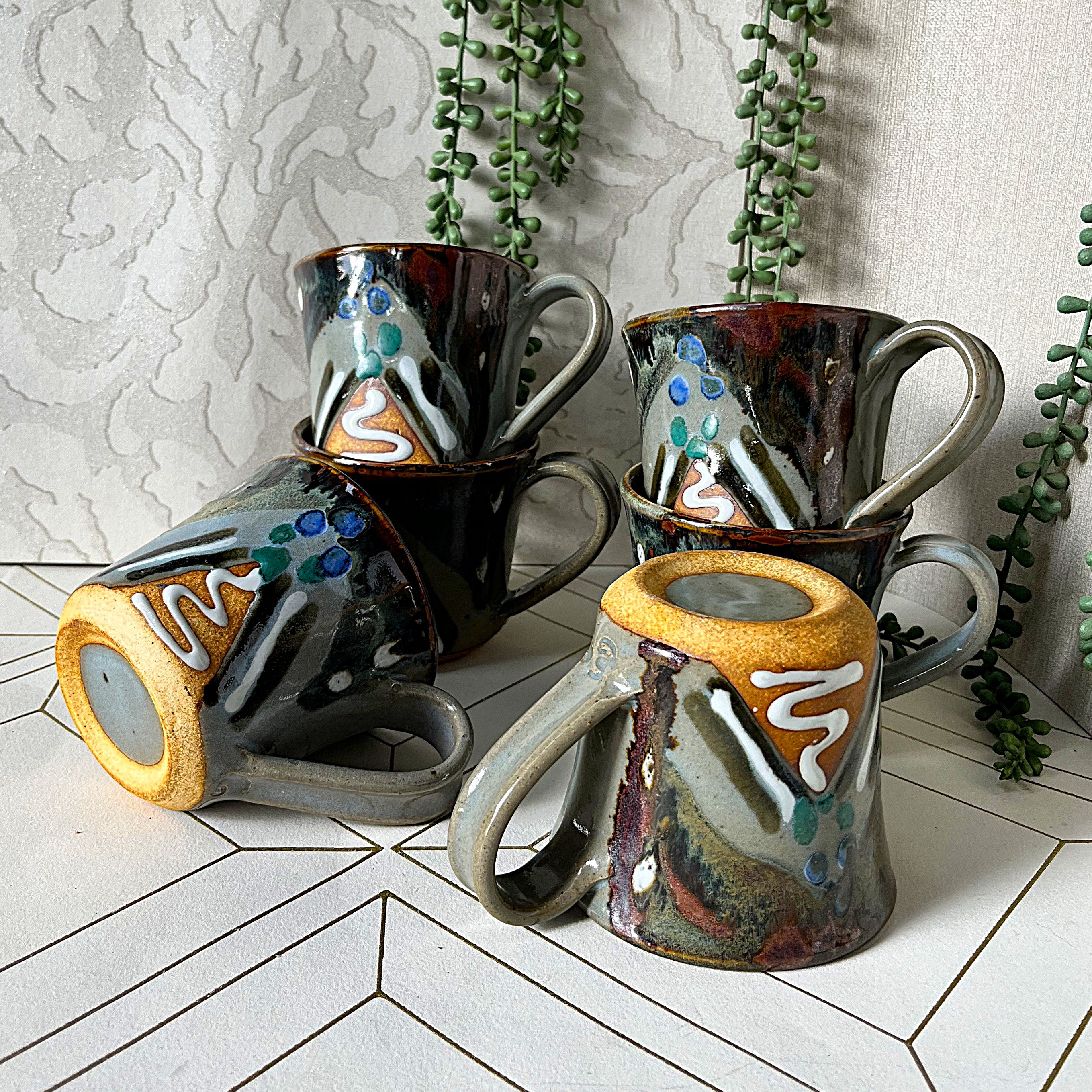 Studio Pottery: Pottery Mugs, 6