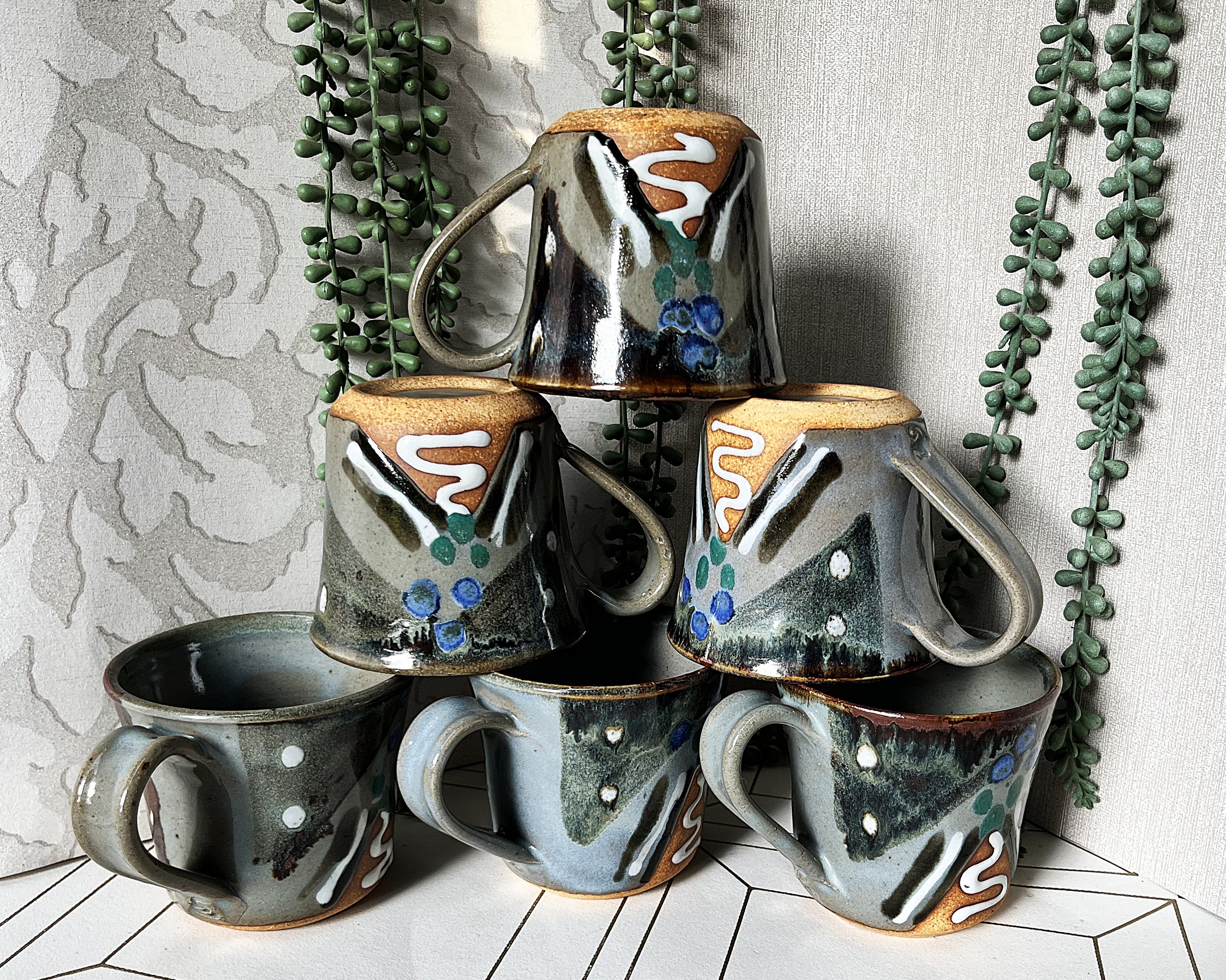 Studio Pottery: Pottery Mugs, 6