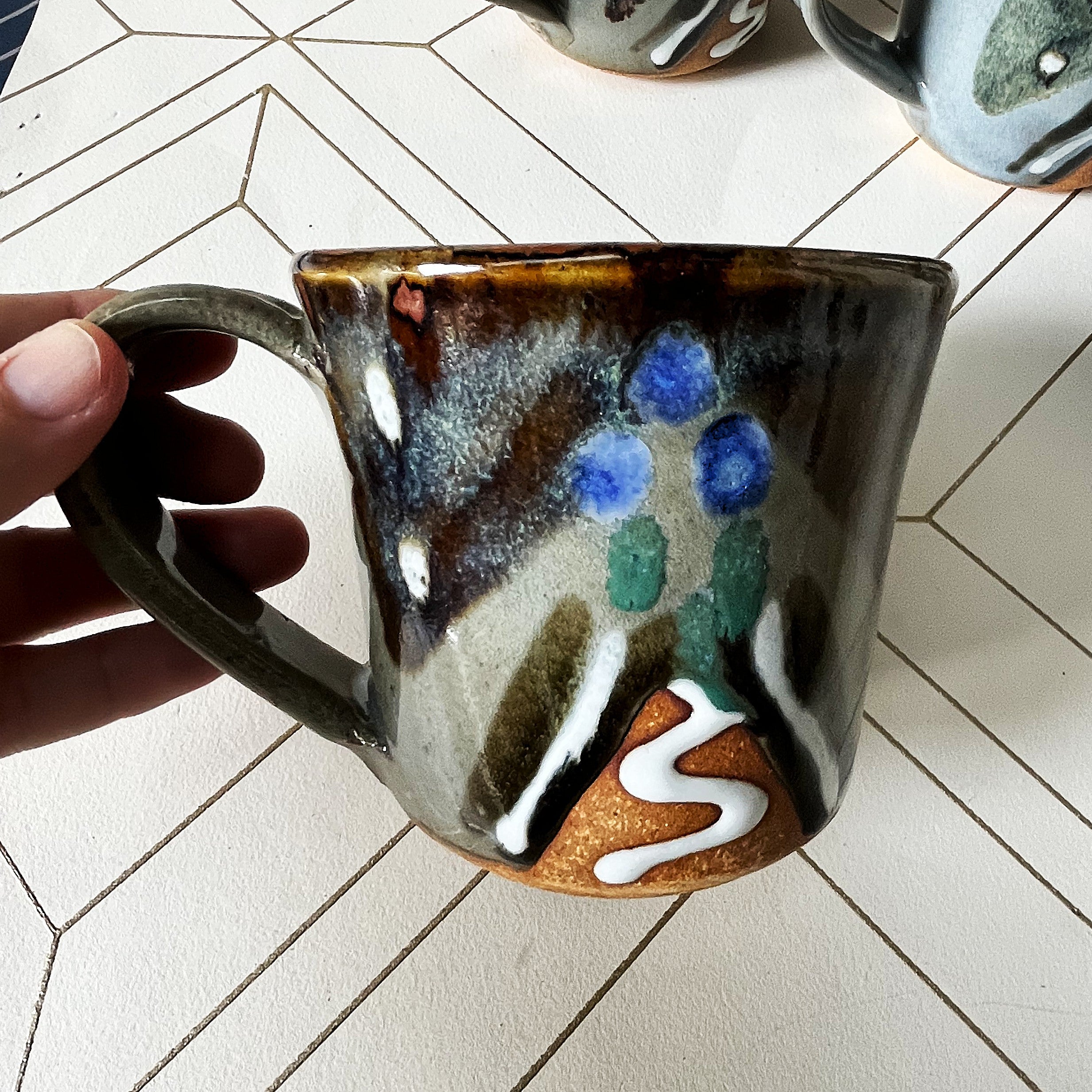 Studio Pottery: Pottery Mugs, 6