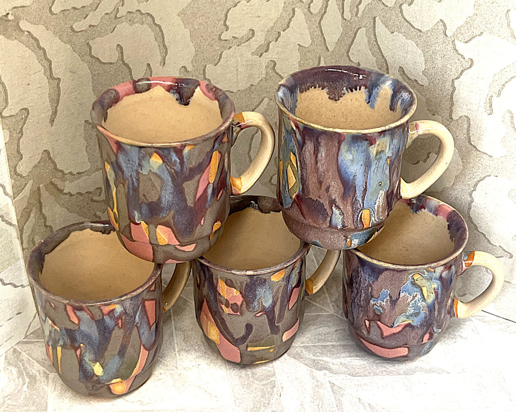 Studio Pottery: Expressionist Pottery Mugs, 5