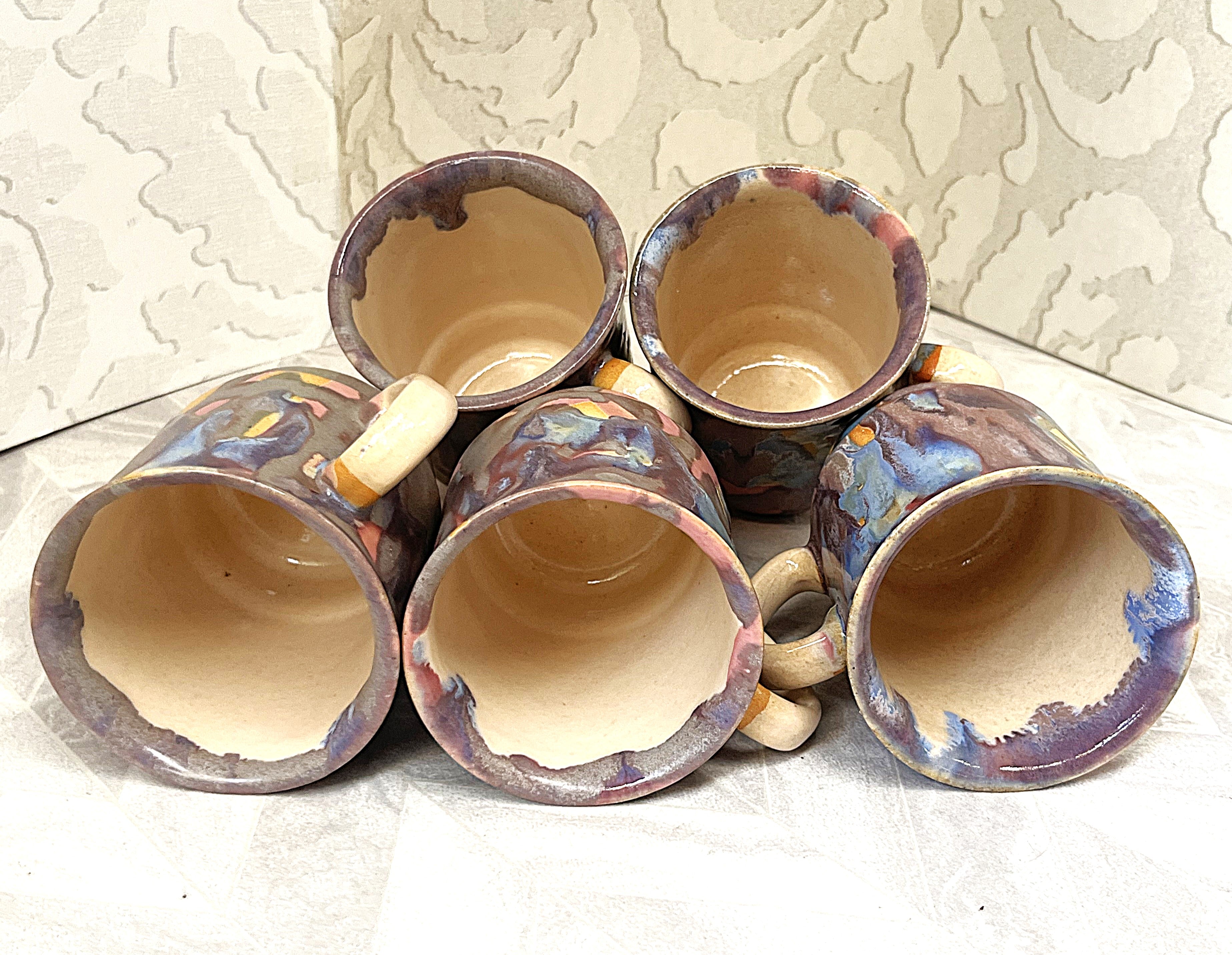 Studio Pottery: Expressionist Pottery Mugs, 5