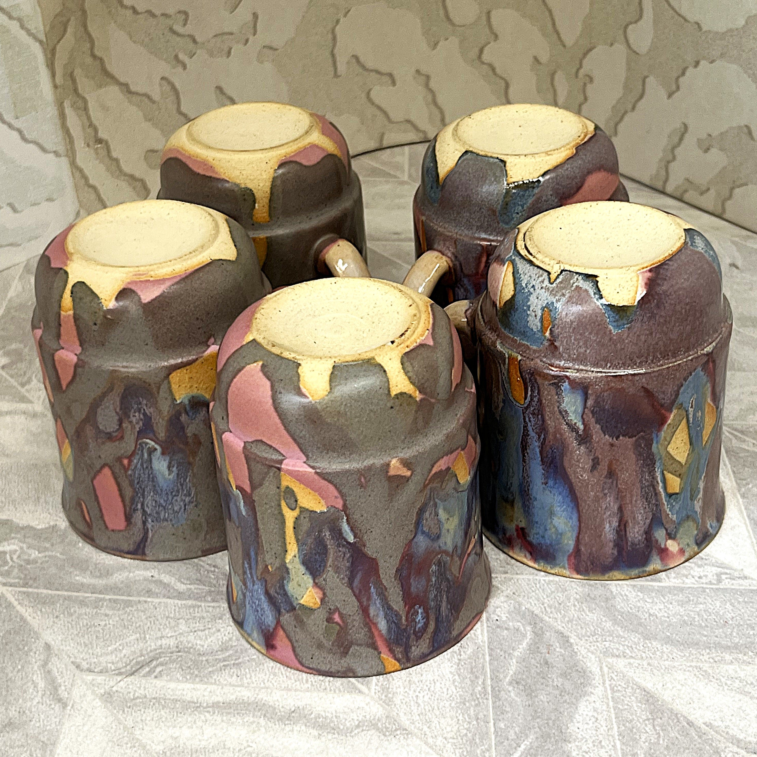Studio Pottery: Expressionist Pottery Mugs, 5