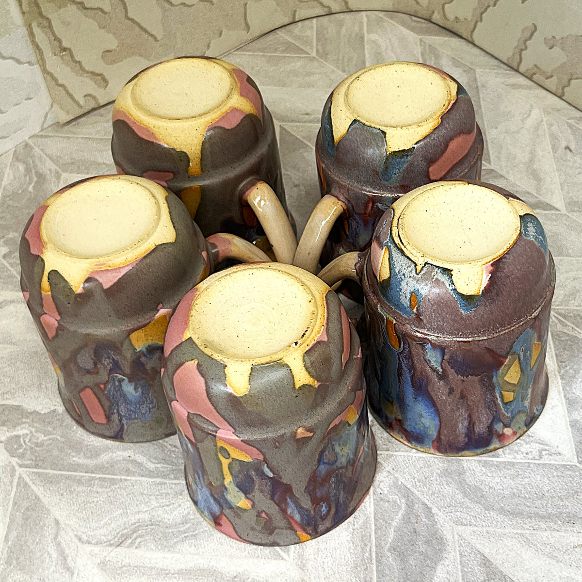 Studio Pottery: Expressionist Pottery Mugs, 5