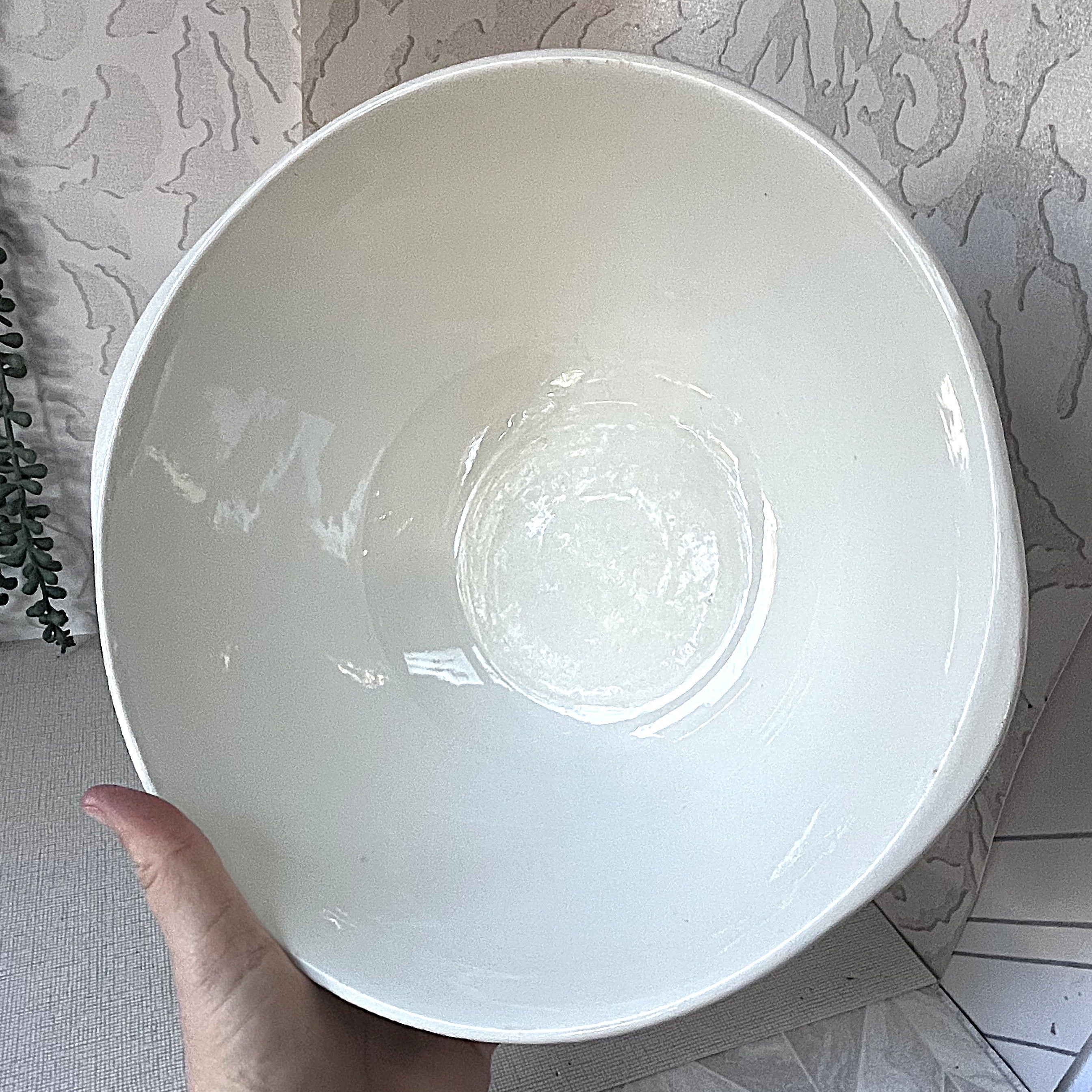 Vintage Mixing Bowls: T.G. Green Cornish Ware Blue: Ironstone Dairy Mixing Bowl