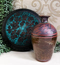 Studio Pottery: Small Tenmoku Glaze Vase