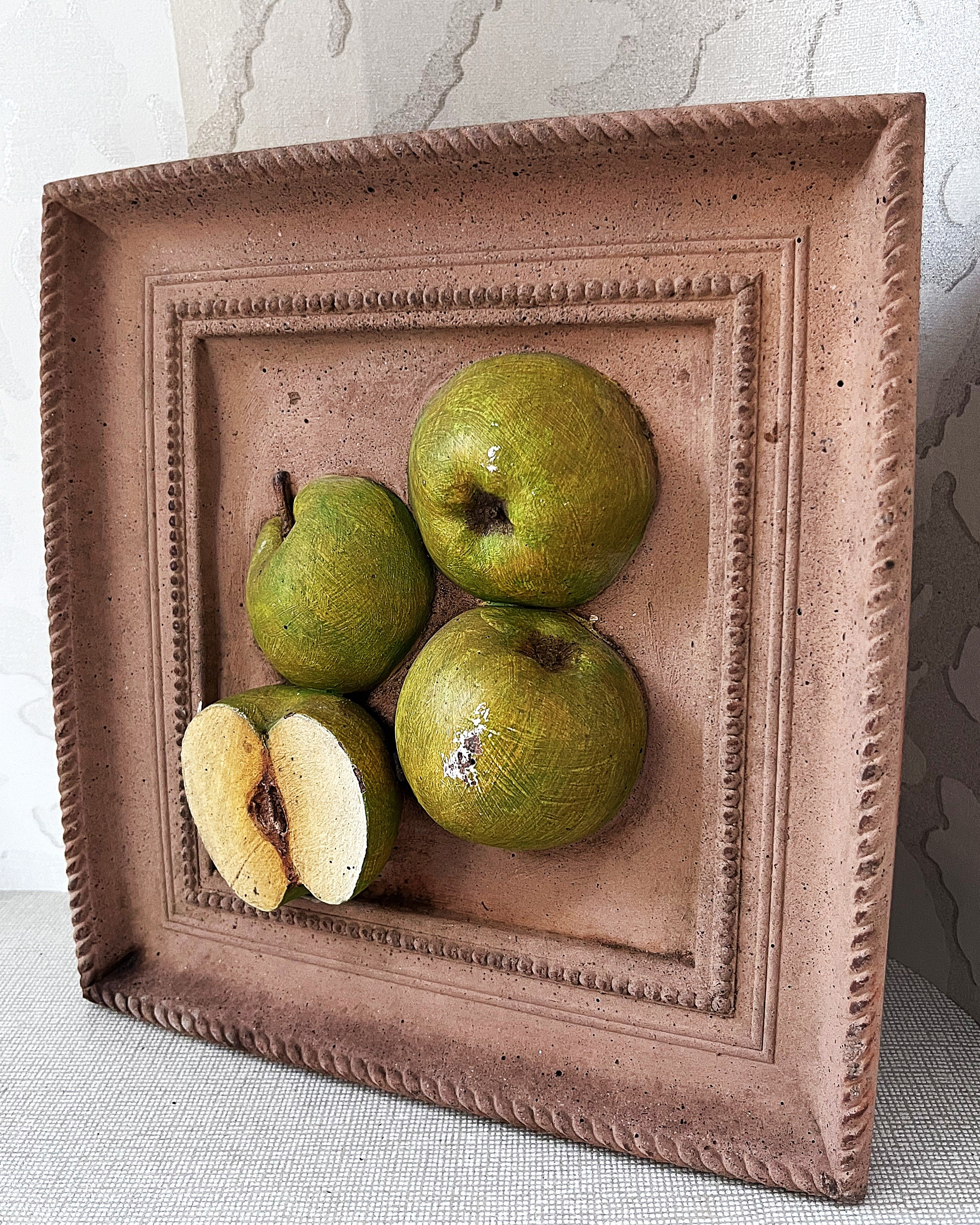 Three-Dimensional Wall Art: Green Apples