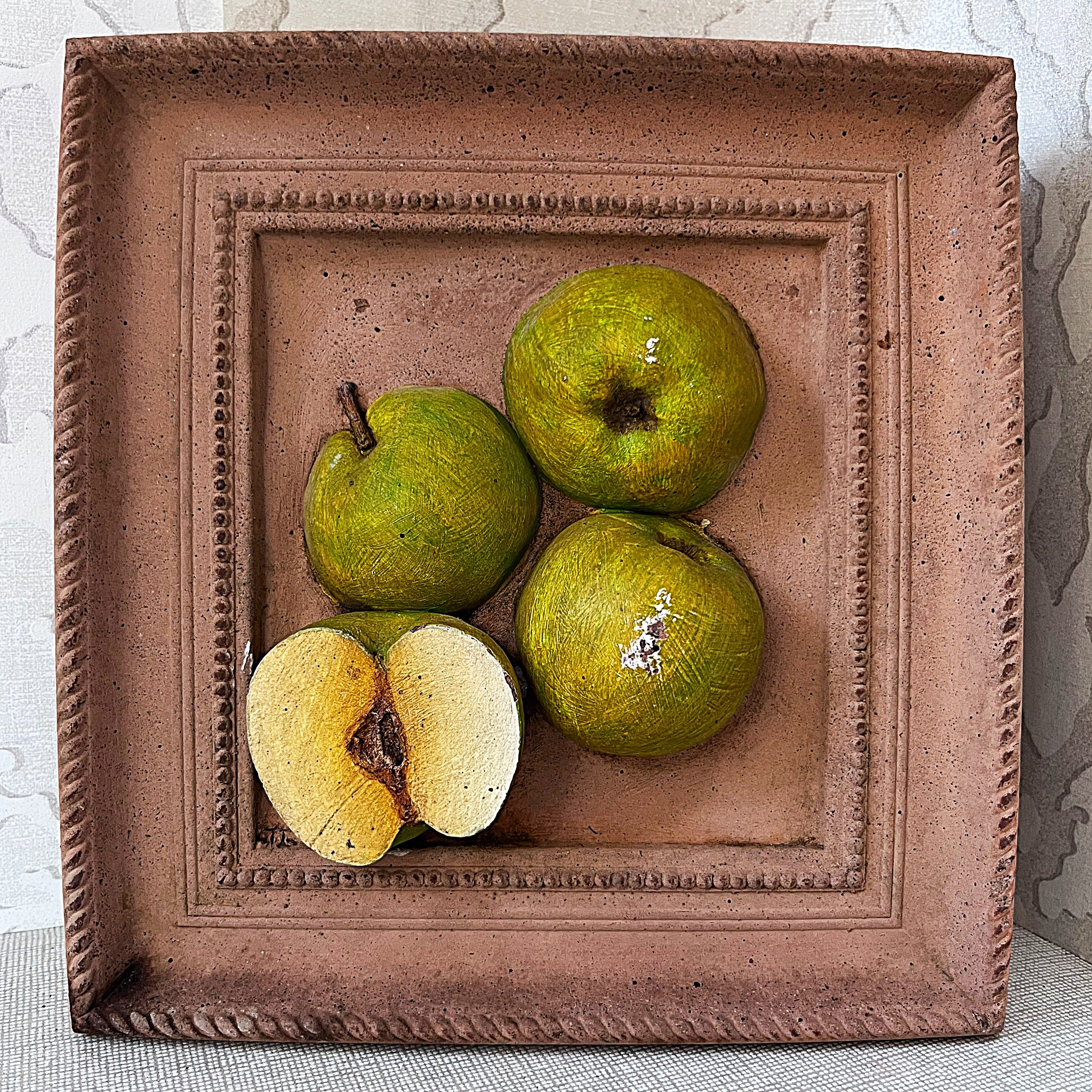 Three-Dimensional Wall Art: Green Apples