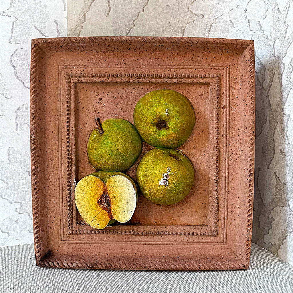 Three-Dimensional Wall Art: Green Apples