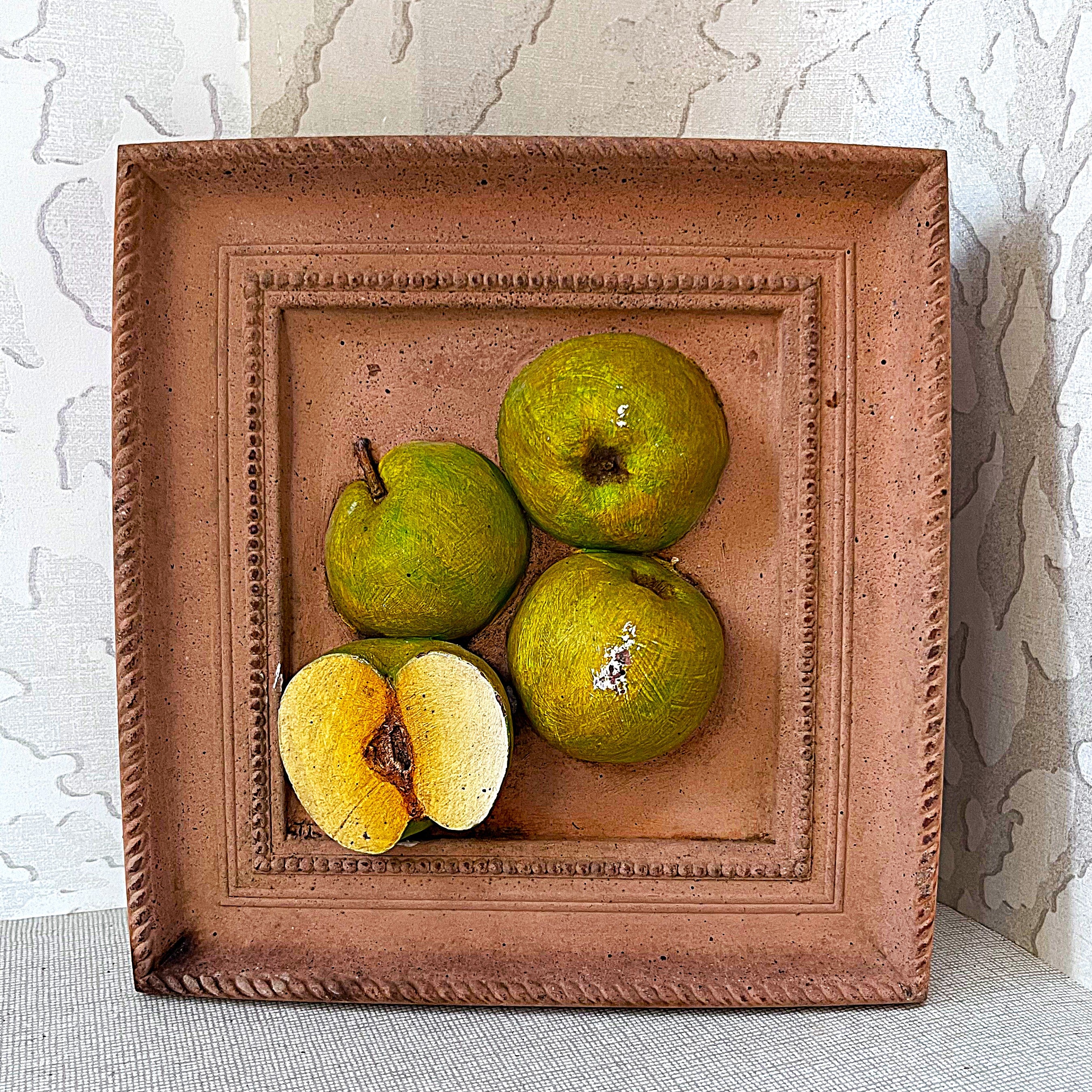Three-Dimensional Wall Art: Green Apples