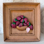 Three-Dimensional Wall Art: Red Strawberries